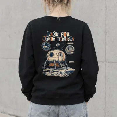 "Pack for Other Horizons" Heavy Blend Unisex Crewneck Sweatshirt