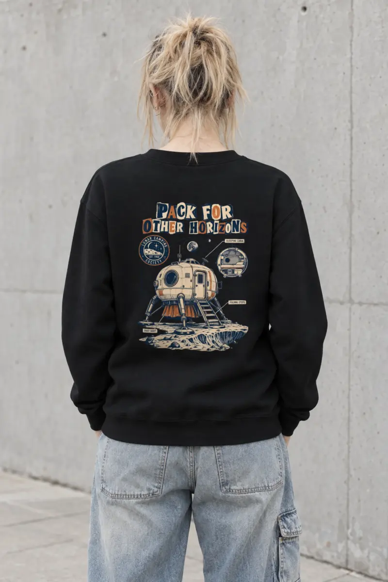 "Pack for Other Horizons" Heavy Blend Unisex Crewneck Sweatshirt