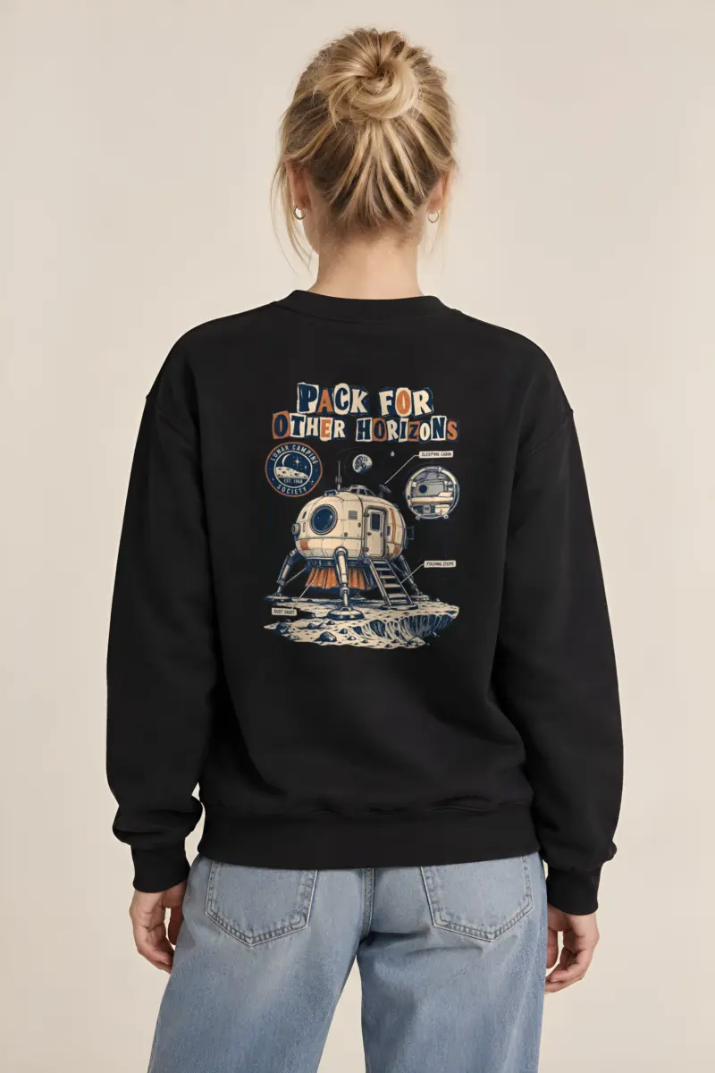 "Pack for Other Horizons" Heavy Blend Unisex Crewneck Sweatshirt