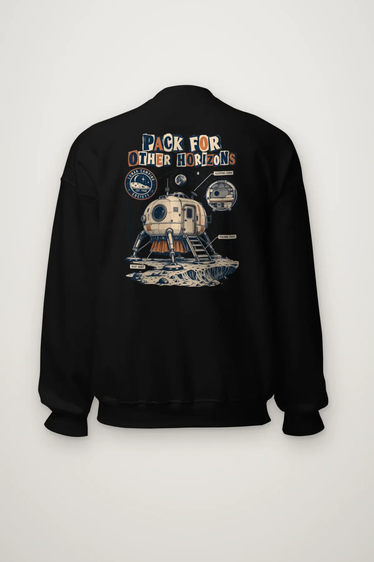 "Pack for Other Horizons" Heavy Blend Unisex Crewneck Sweatshirt