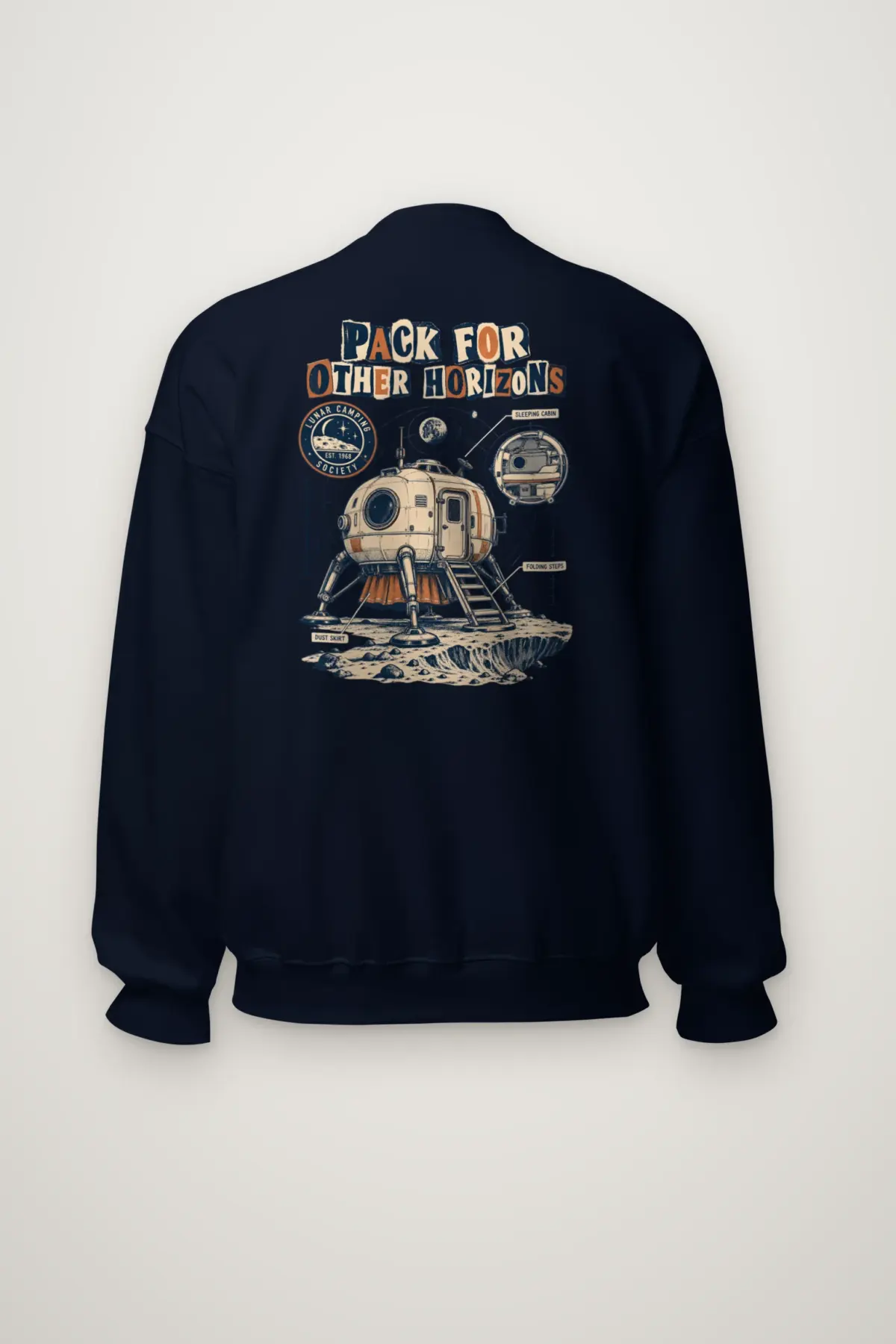 "Pack for Other Horizons" Heavy Blend Unisex Crewneck Sweatshirt