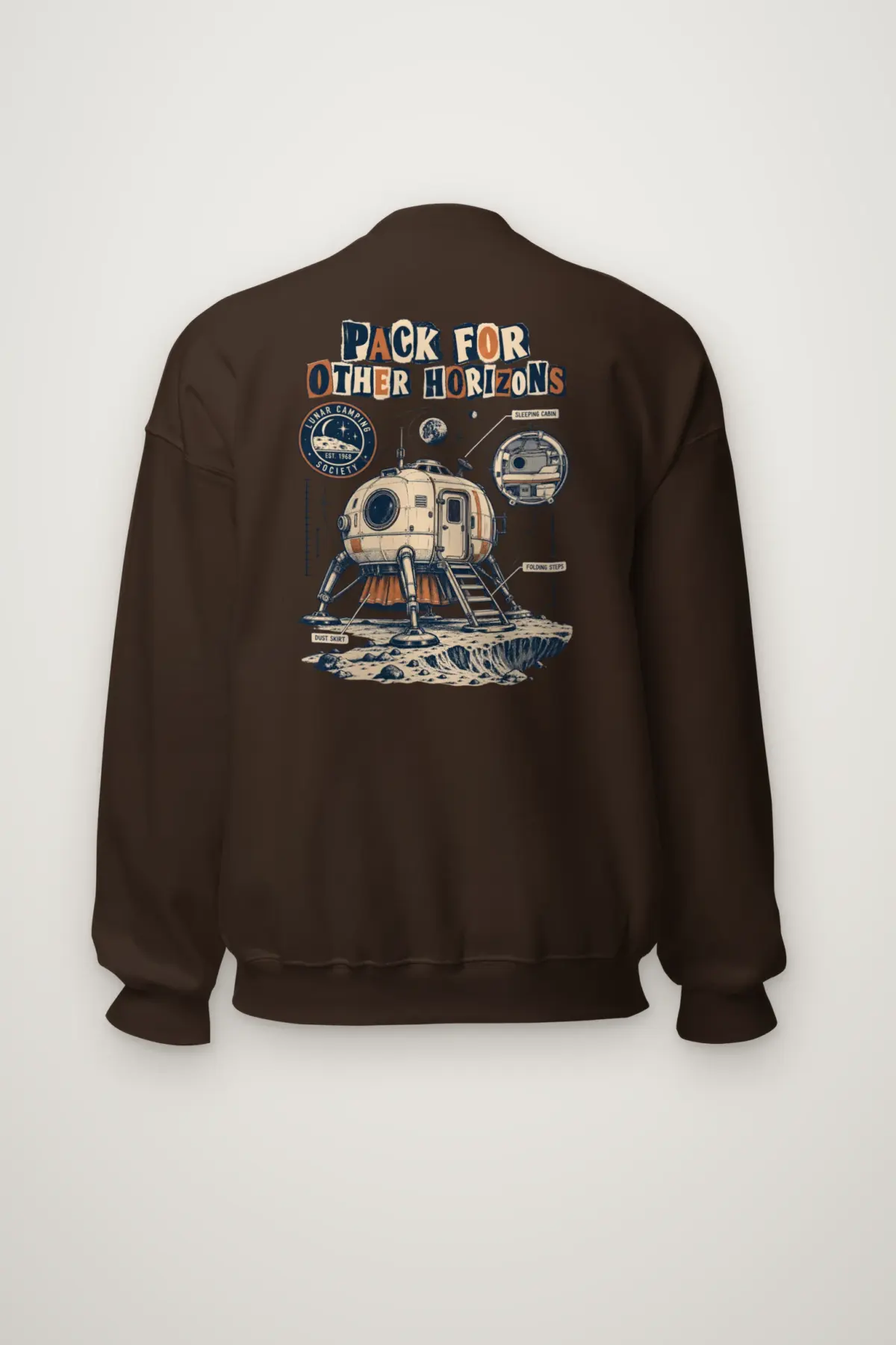 "Pack for Other Horizons" Heavy Blend Unisex Crewneck Sweatshirt