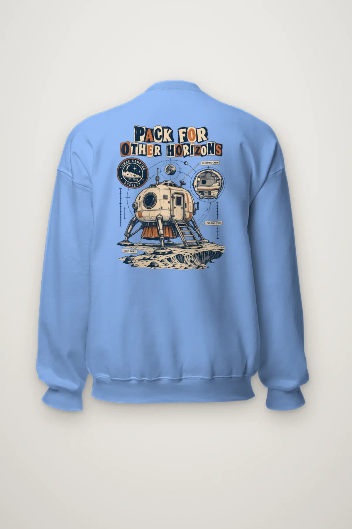 "Pack for Other Horizons" Heavy Blend Unisex Crewneck Sweatshirt