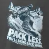 "Pack Less, Bring Back Sand" Men's Oversized Heavyweight Crewneck T-Shirt