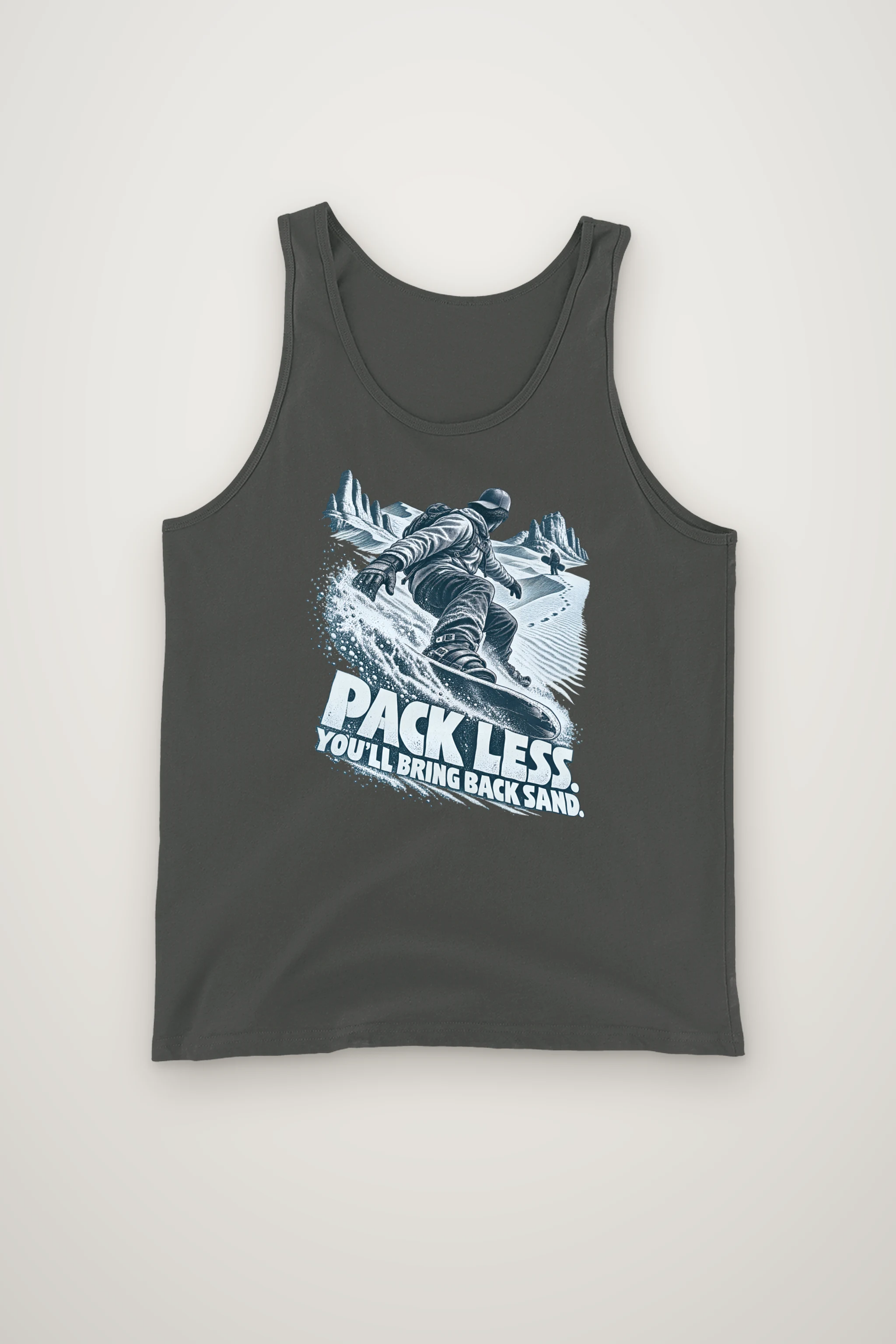 "Pack Less. You'll Bring Back Sand" Unisex Jersey Tank