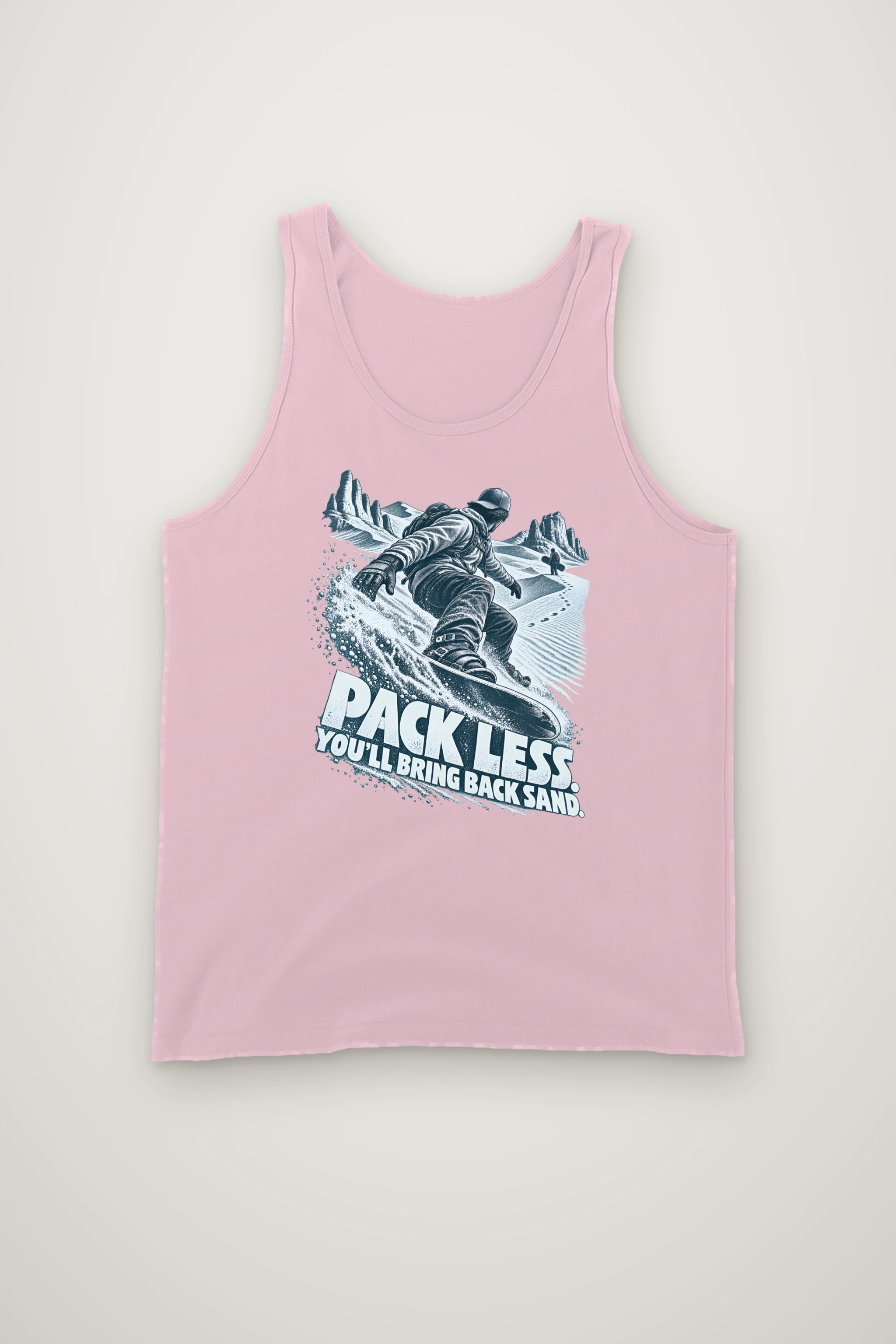 "Pack Less. You'll Bring Back Sand" Unisex Jersey Tank