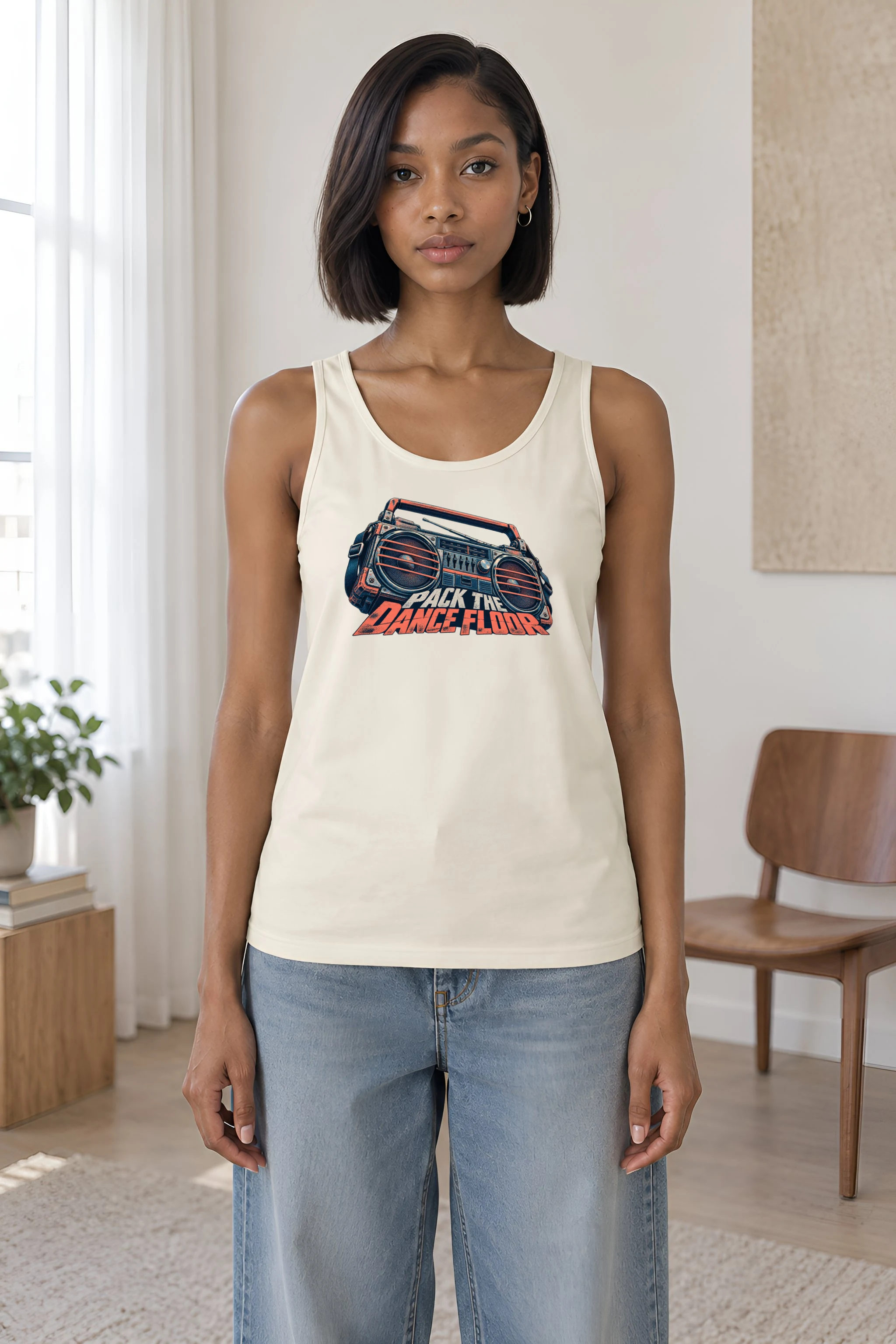 "Pack The Dance Floor" Unisex Jersey Tank