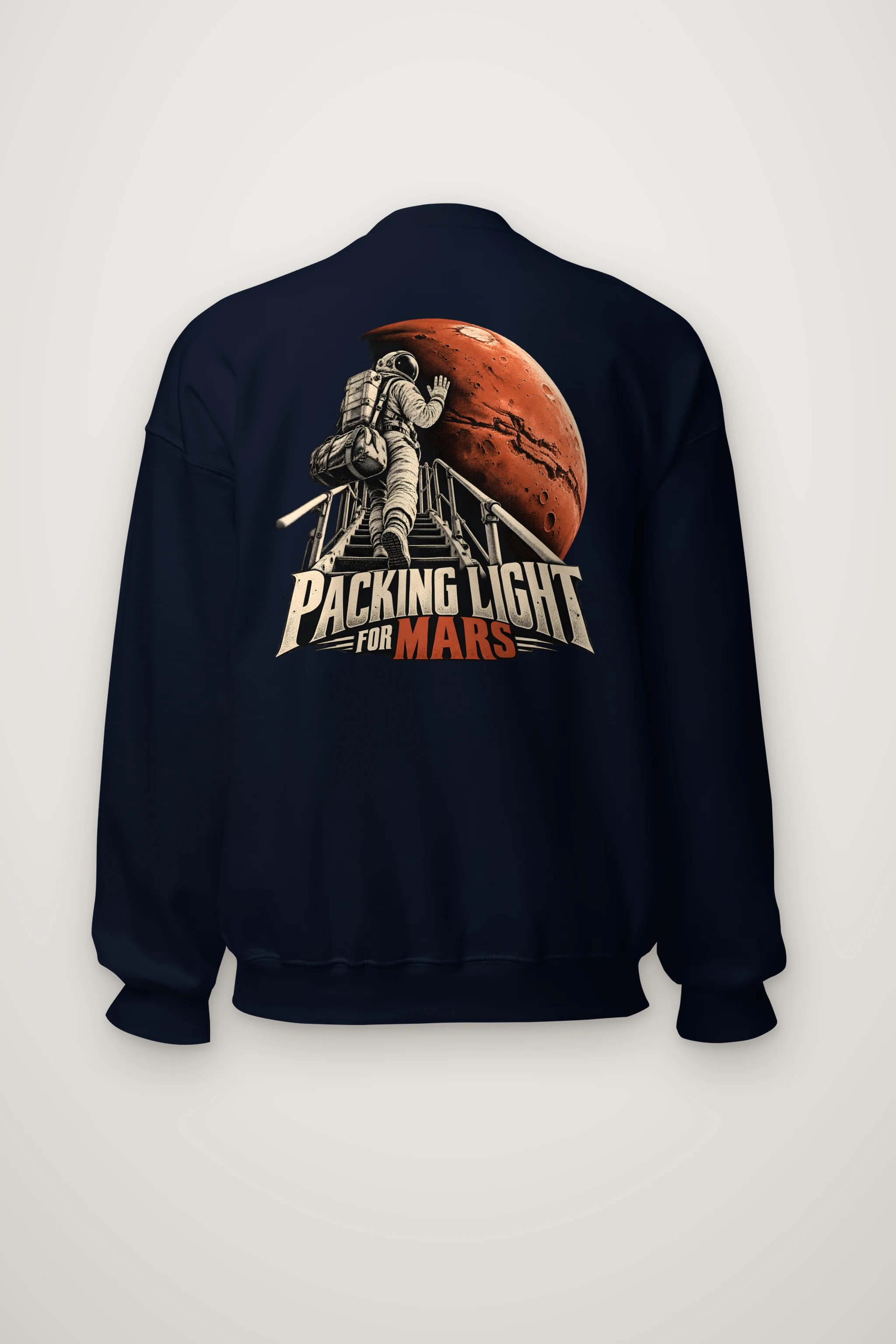 "Packing Light for Mars" Heavy Blend Unisex Crewneck Sweatshirt