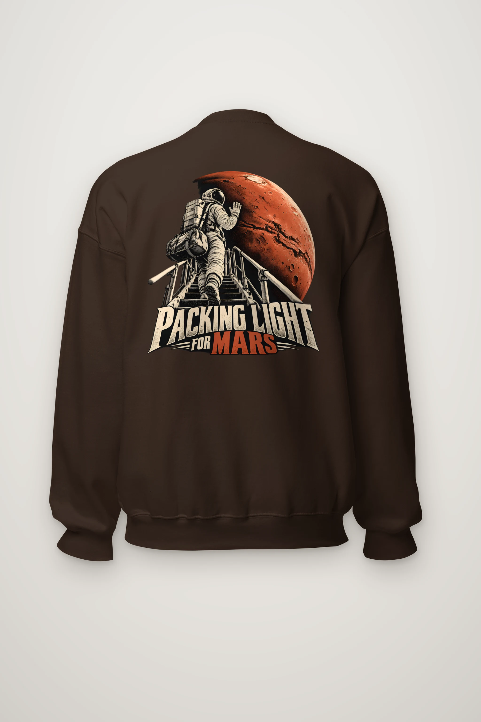 "Packing Light for Mars" Heavy Blend Unisex Crewneck Sweatshirt