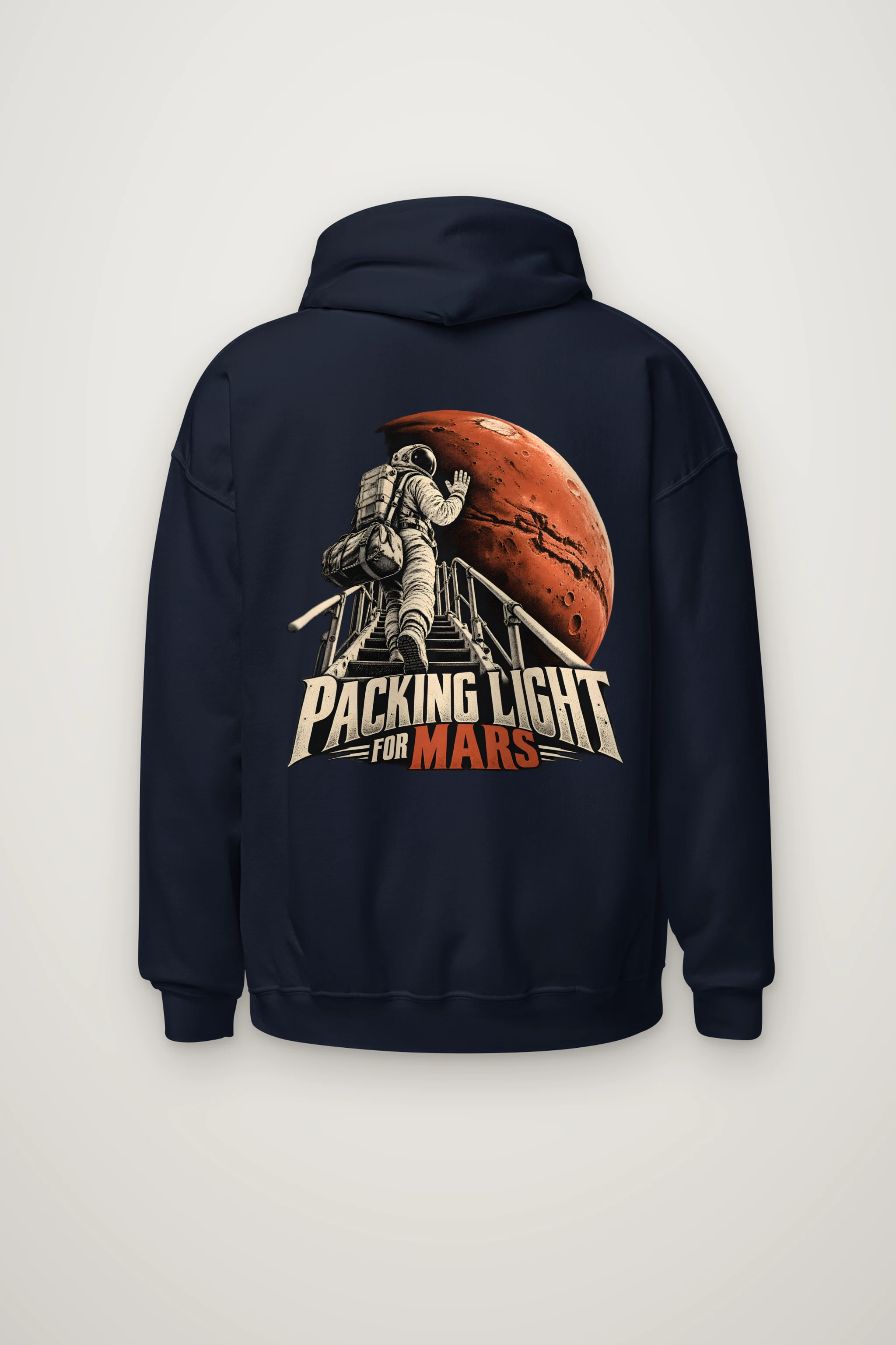 "Packing Light for Mars" Heavy Blend Unisex Pullover Hoodie