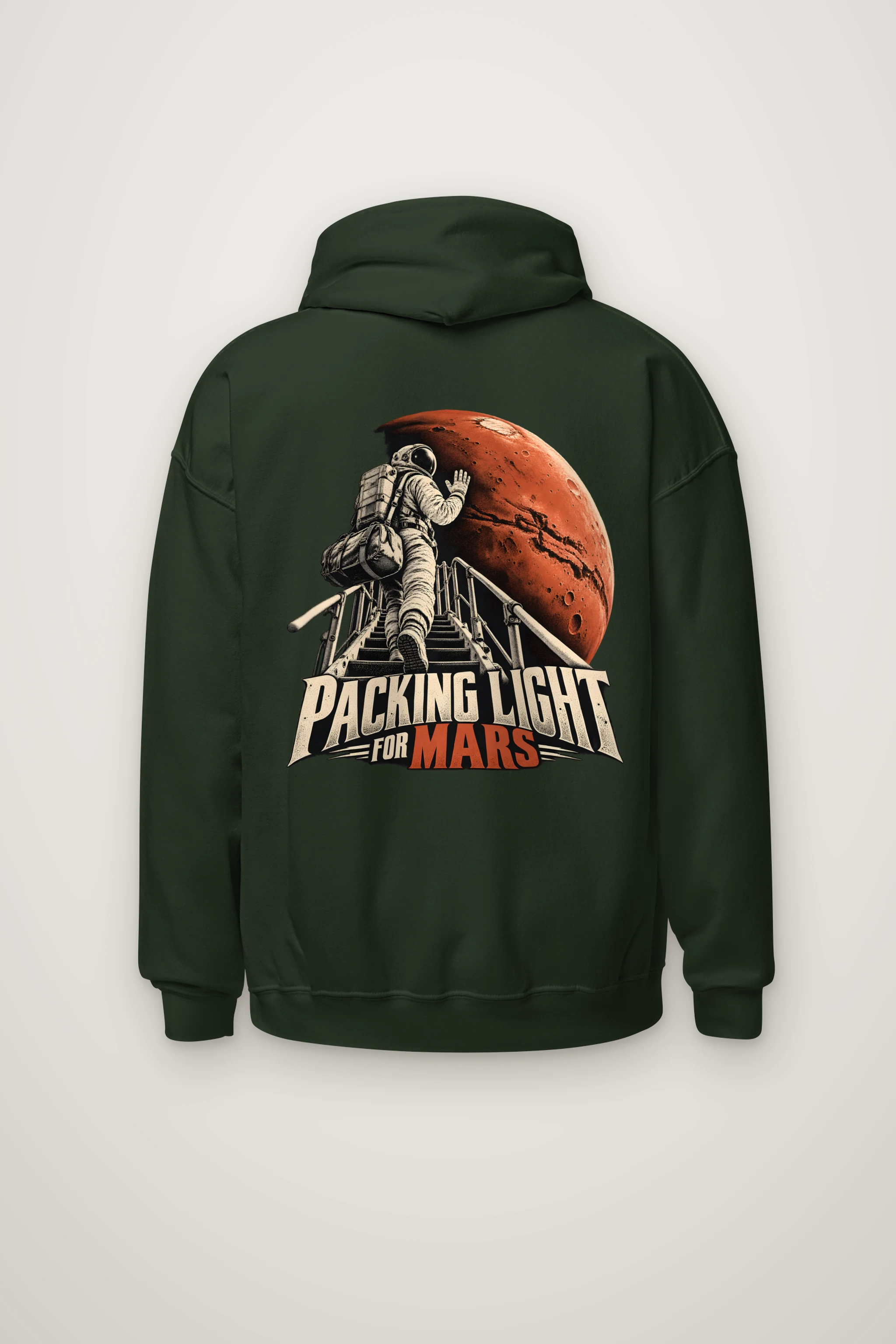 "Packing Light for Mars" Heavy Blend Unisex Pullover Hoodie
