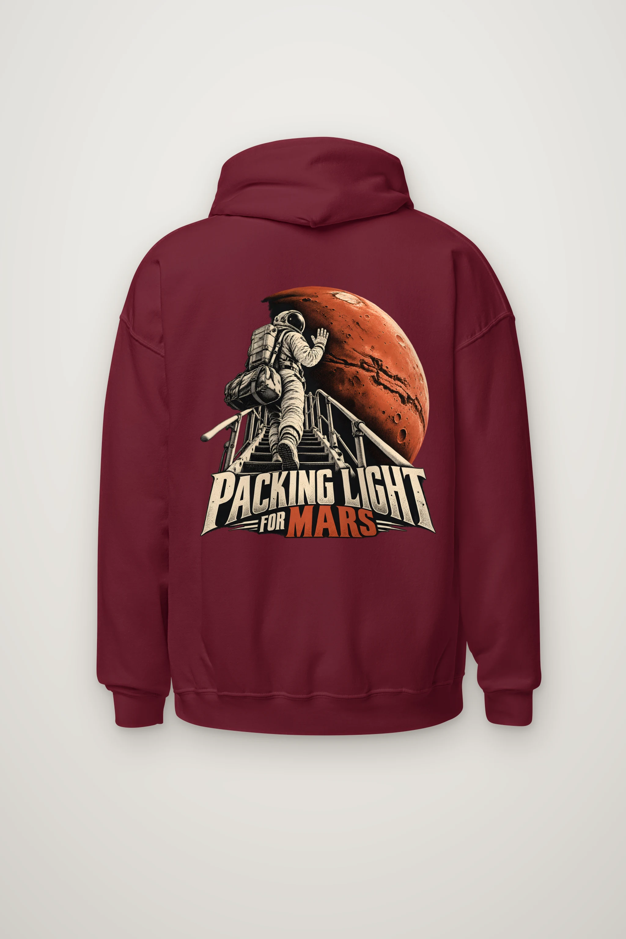 "Packing Light for Mars" Heavy Blend Unisex Pullover Hoodie