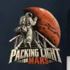 "Packing Light for Mars" Heavyweight Unisex Crewneck T-shirt