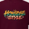 "Paint Splash Lettering" Heavyweight Unisex Crewneck T-shirt