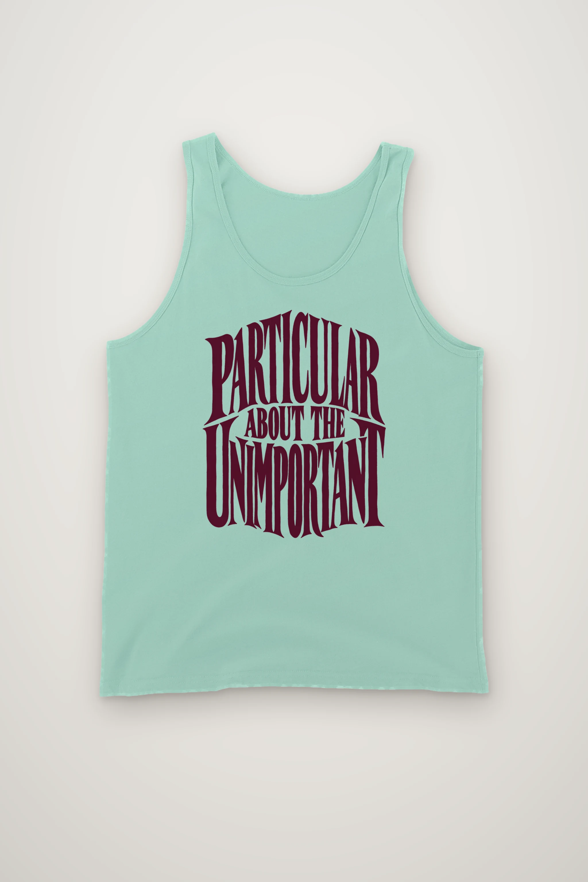 "Particular About the Unimportant" Unisex Jersey Tank