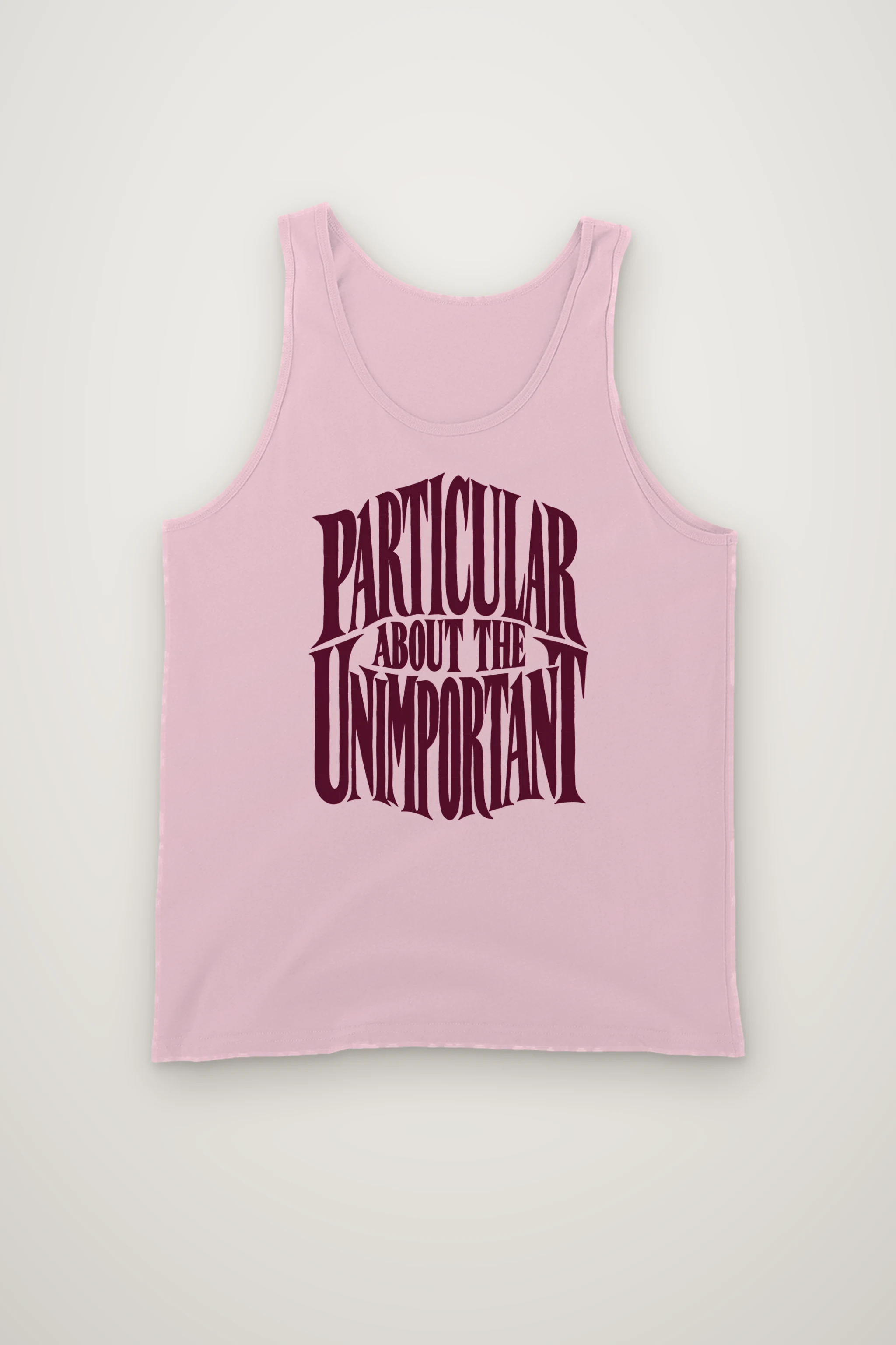 "Particular About the Unimportant" Unisex Jersey Tank