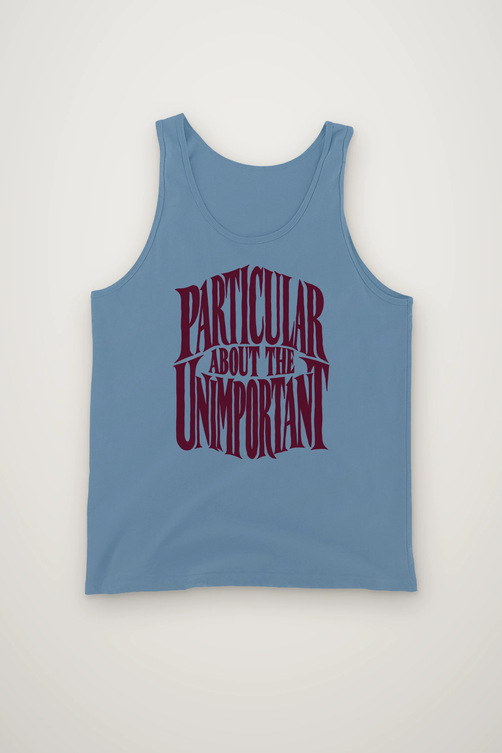 "Particular About the Unimportant" Unisex Jersey Tank