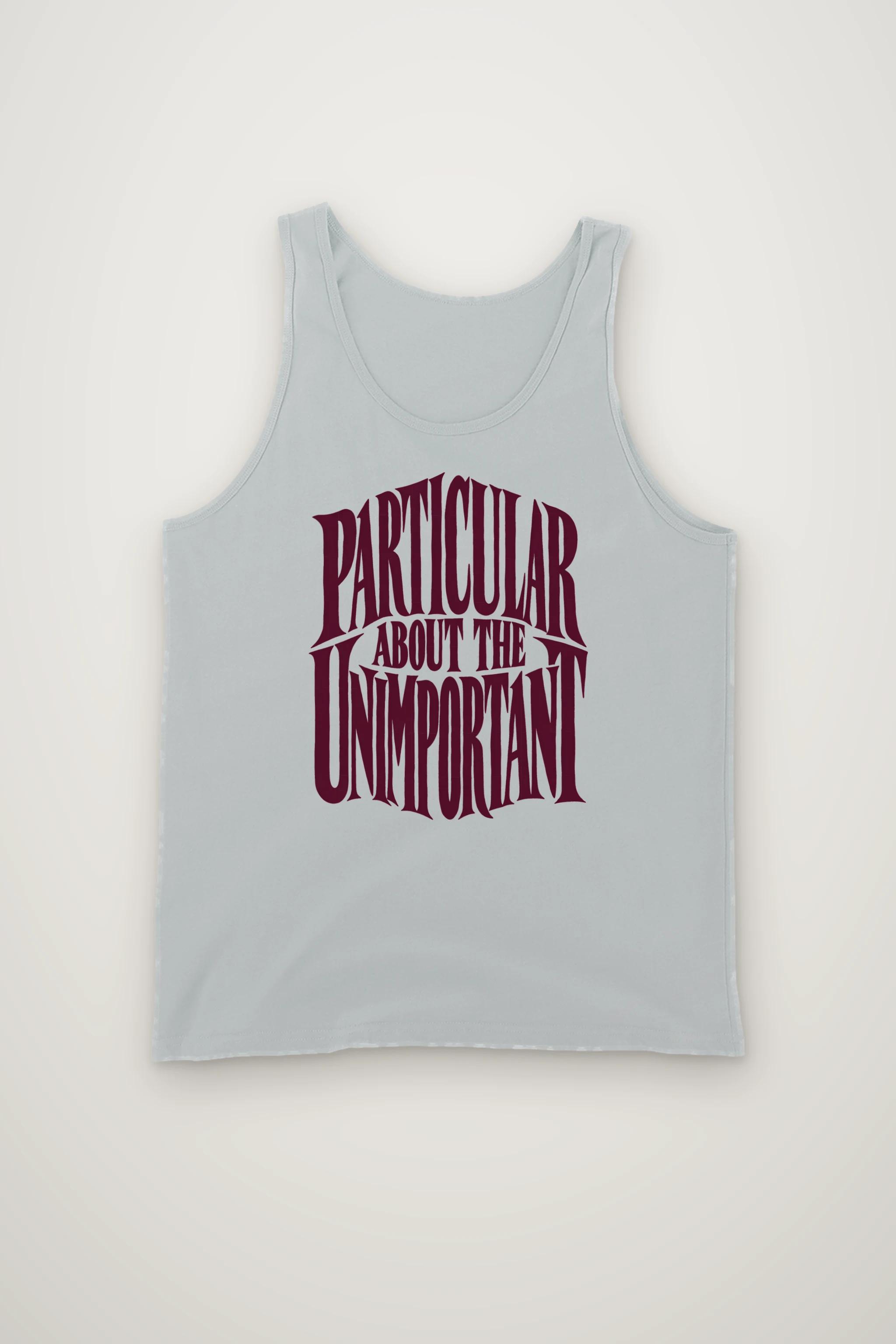 "Particular About the Unimportant" Unisex Jersey Tank