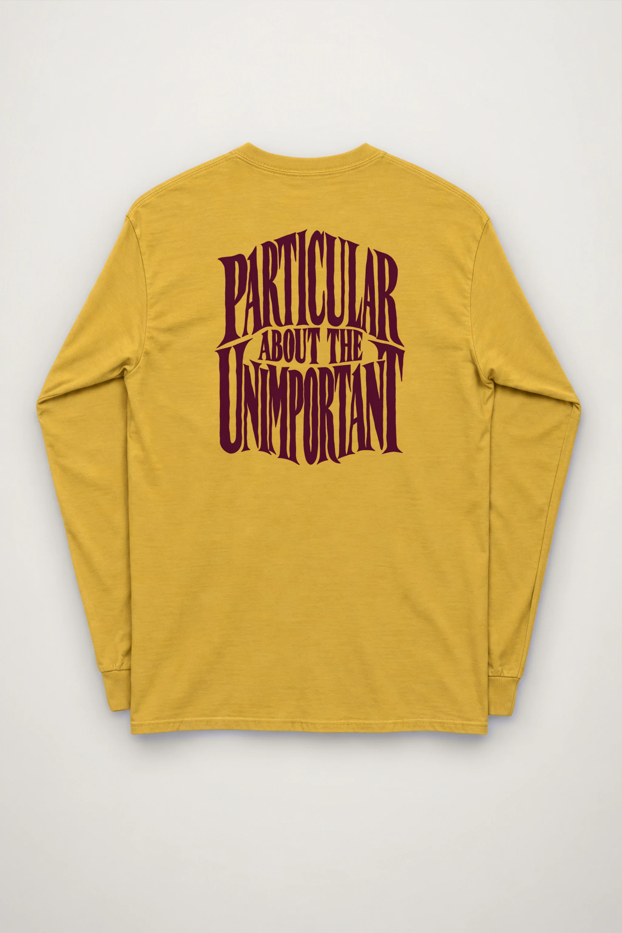 "Particular About the Unimportant" Unisex Longsleeve T-shirt
