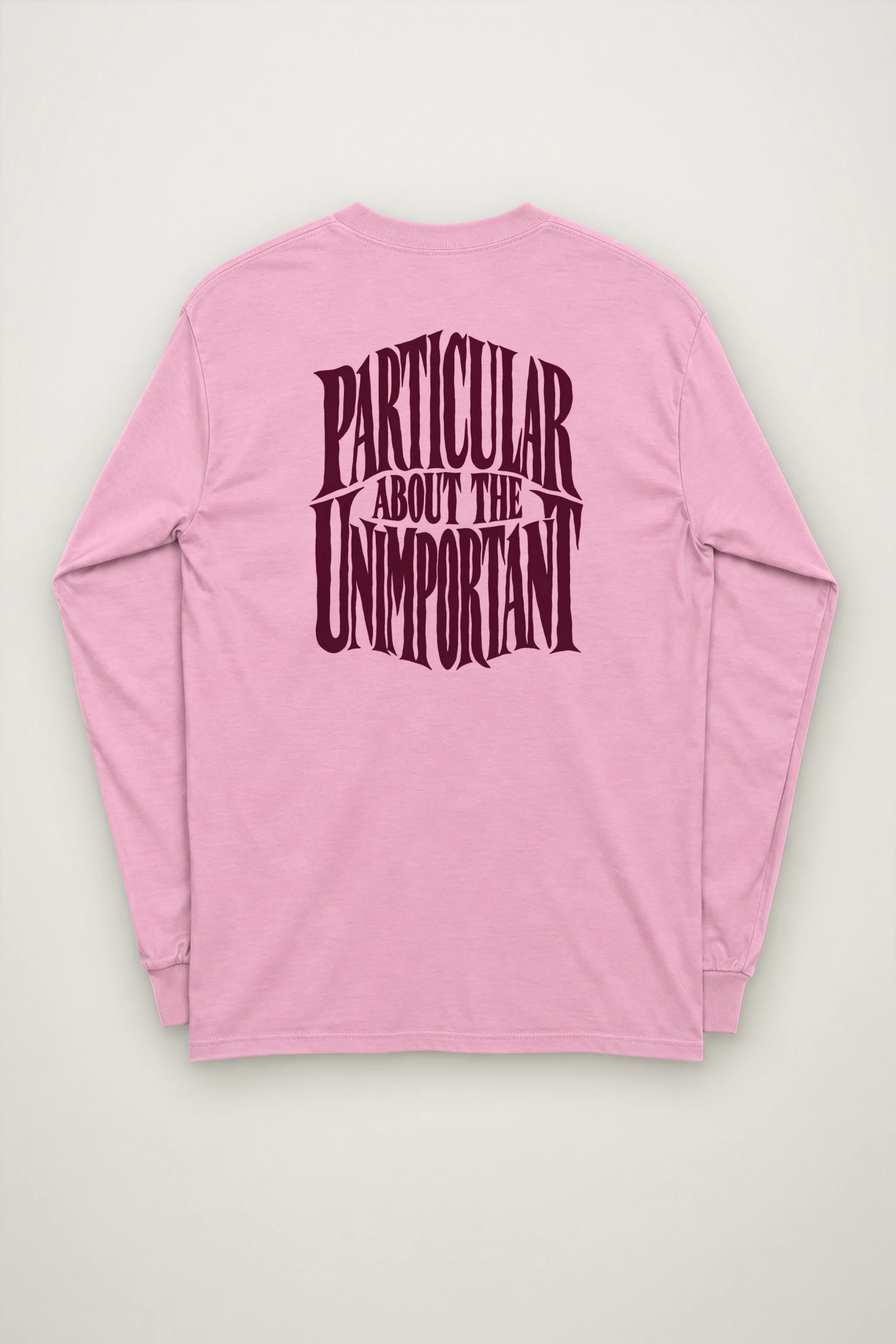 "Particular About the Unimportant" Unisex Longsleeve T-shirt