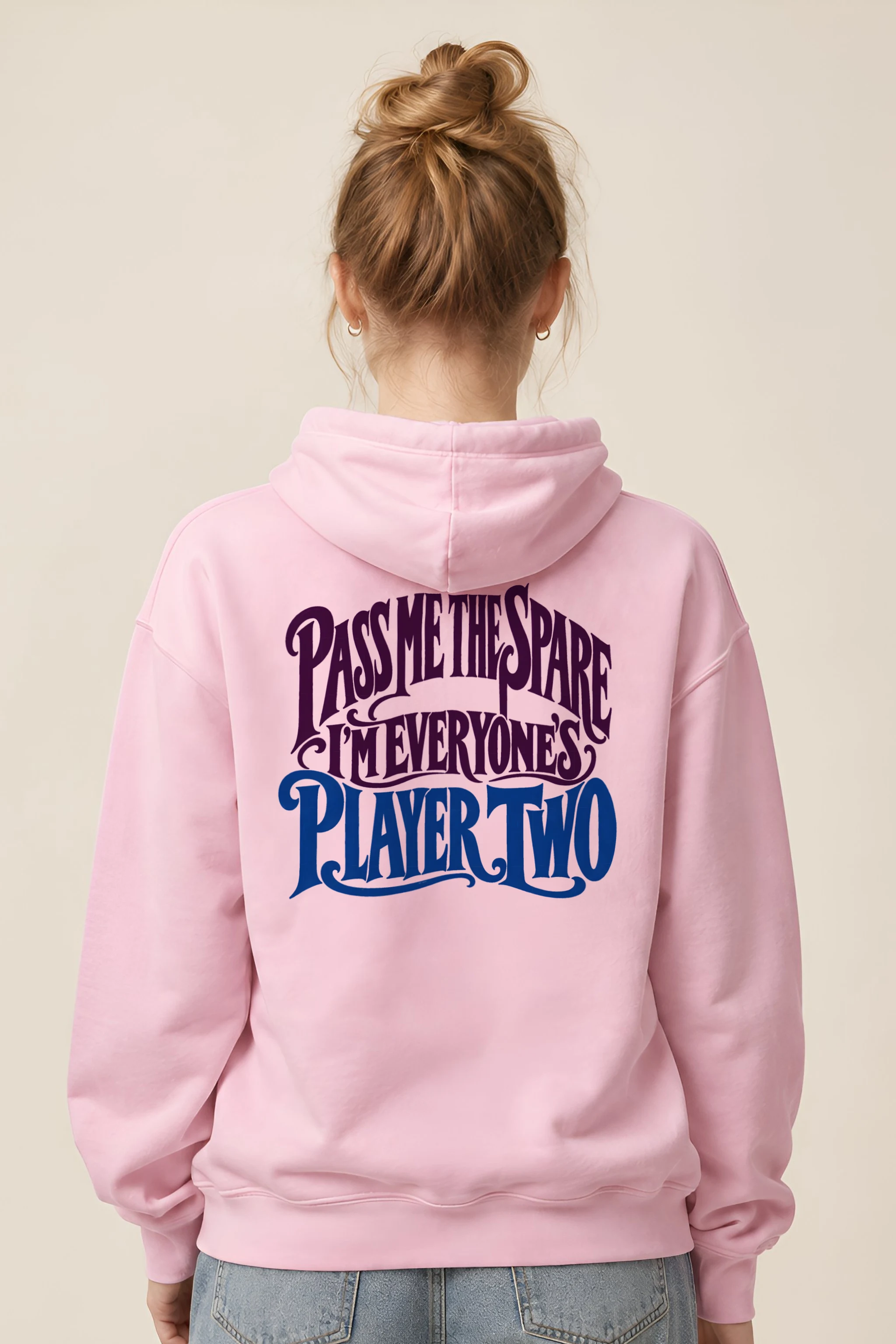 "Pass Me the Spare Player Two" Heavy Blend Unisex Pullover Hoodie
