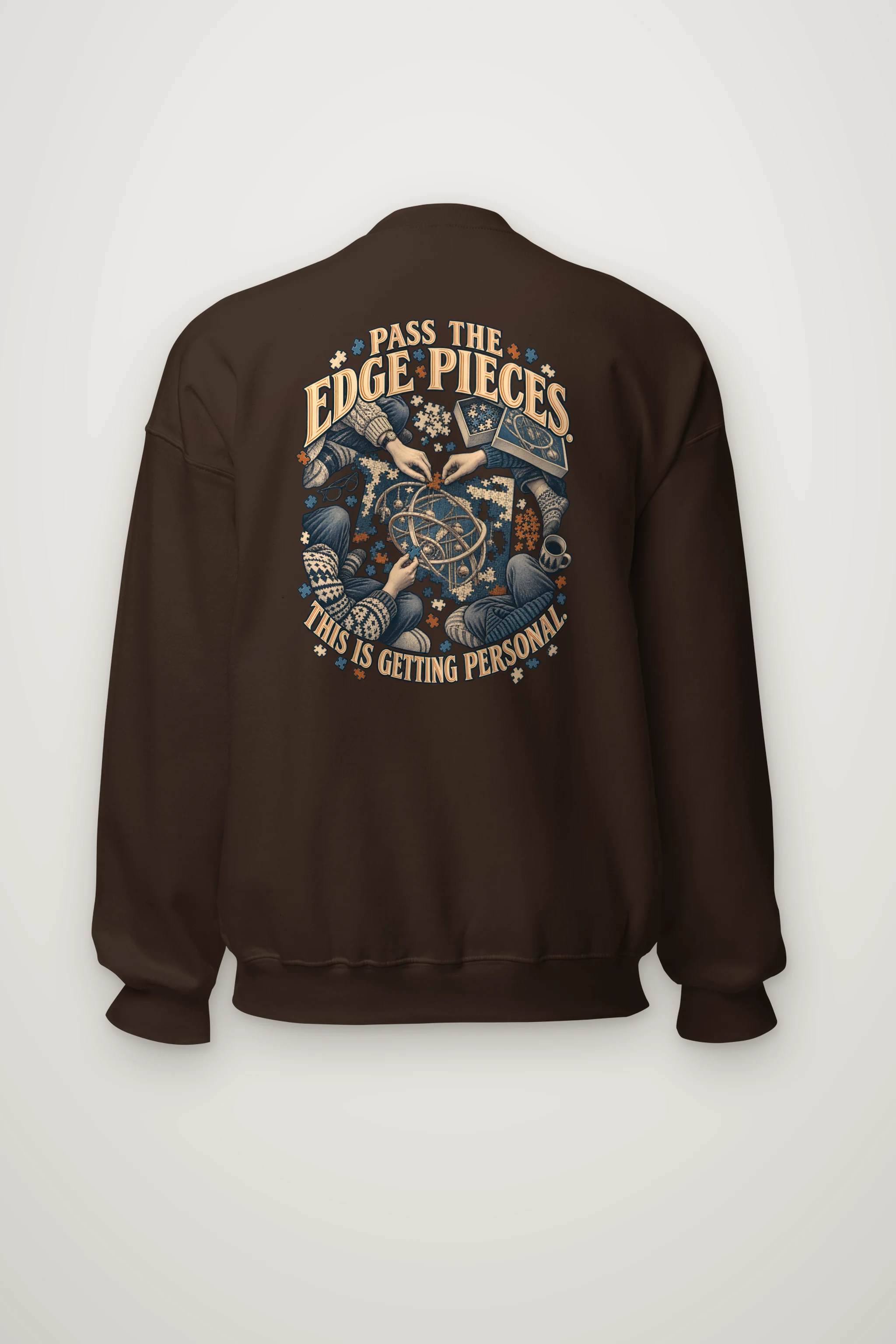 "Pass the Edge Pieces" Heavy Blend Unisex Crewneck Sweatshirt