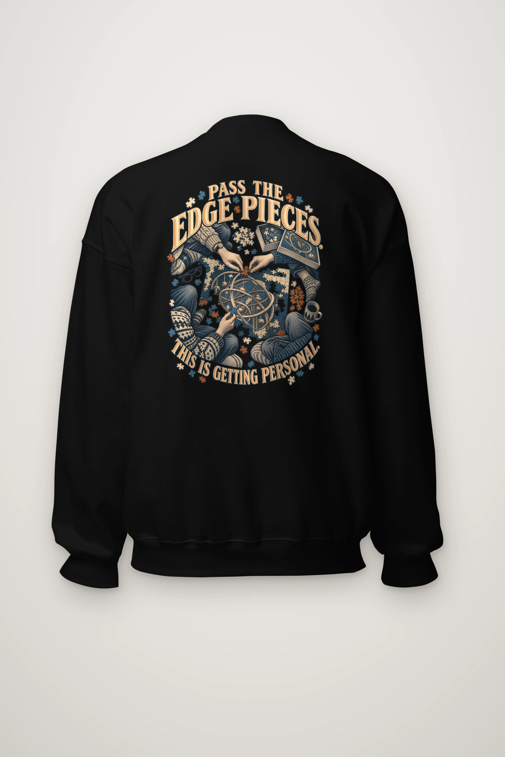 "Pass the Edge Pieces" Heavy Blend Unisex Crewneck Sweatshirt