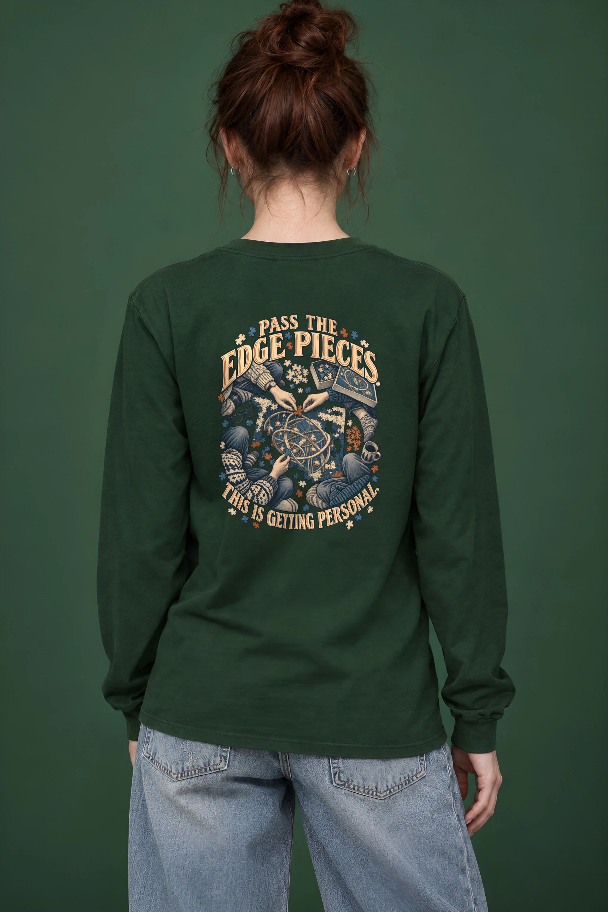 "Pass the Edge Pieces" Unisex Longsleeve T-shirt