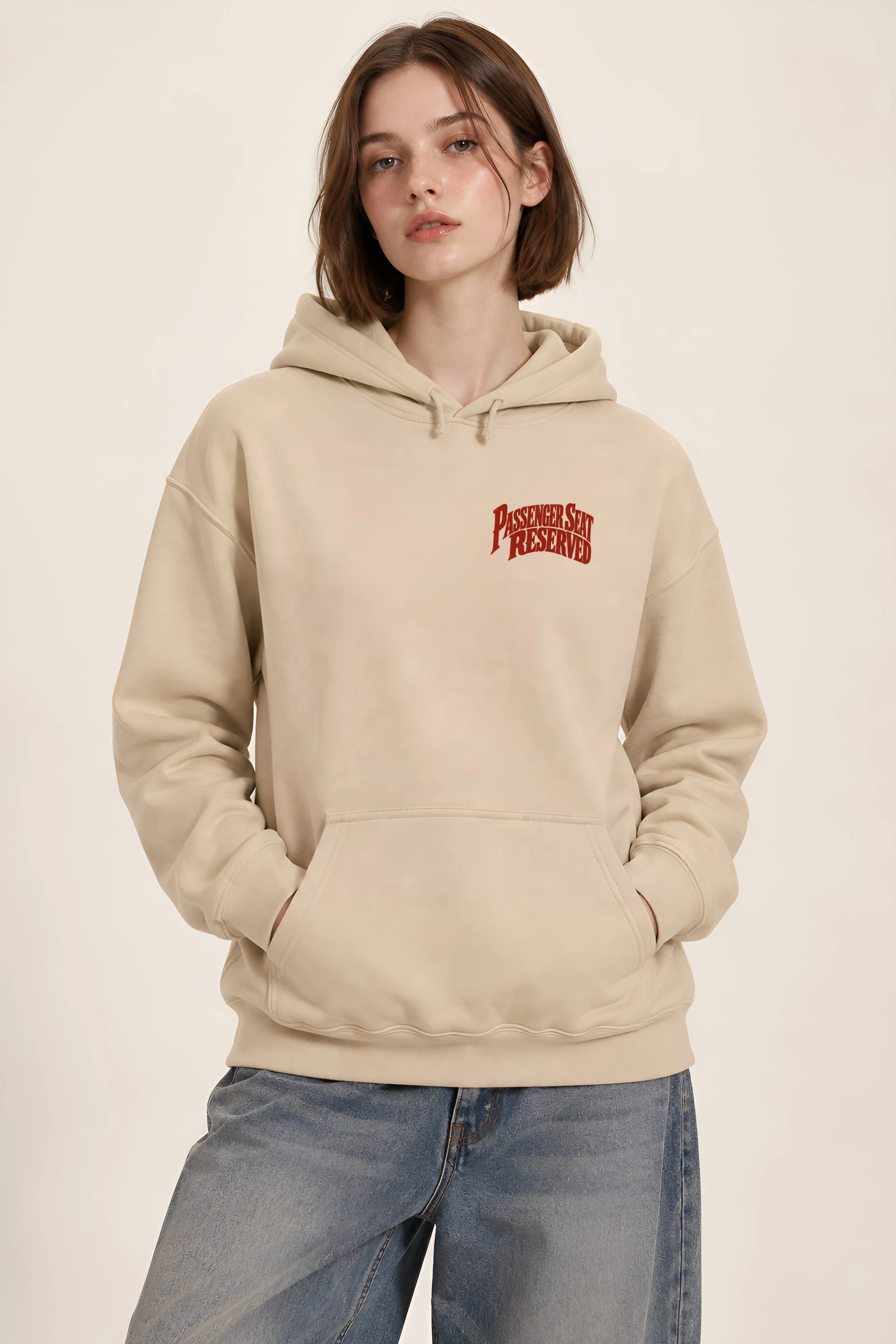 "Passenger Seat Reserved" Heavy Blend Unisex Pullover Hoodie