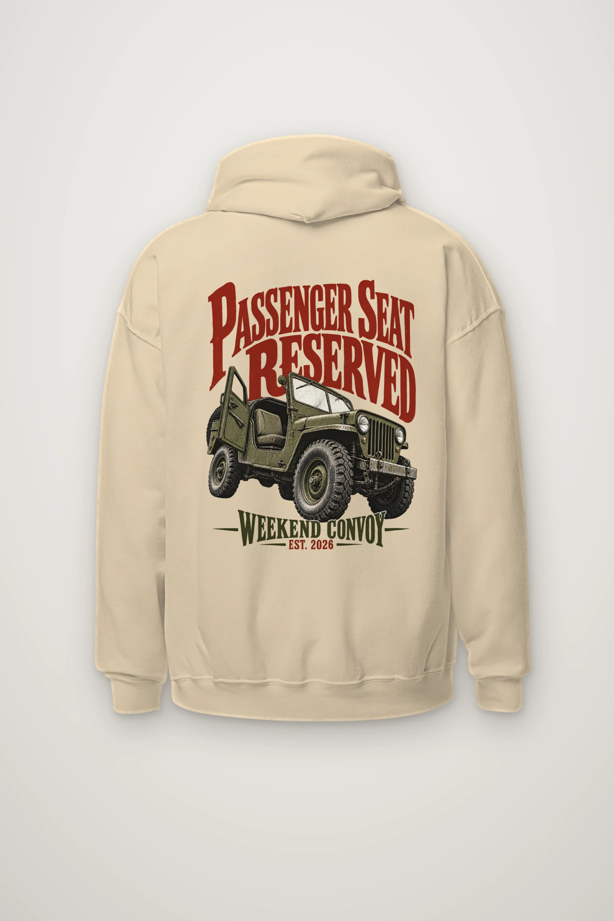 "Passenger Seat Reserved" Heavy Blend Unisex Pullover Hoodie