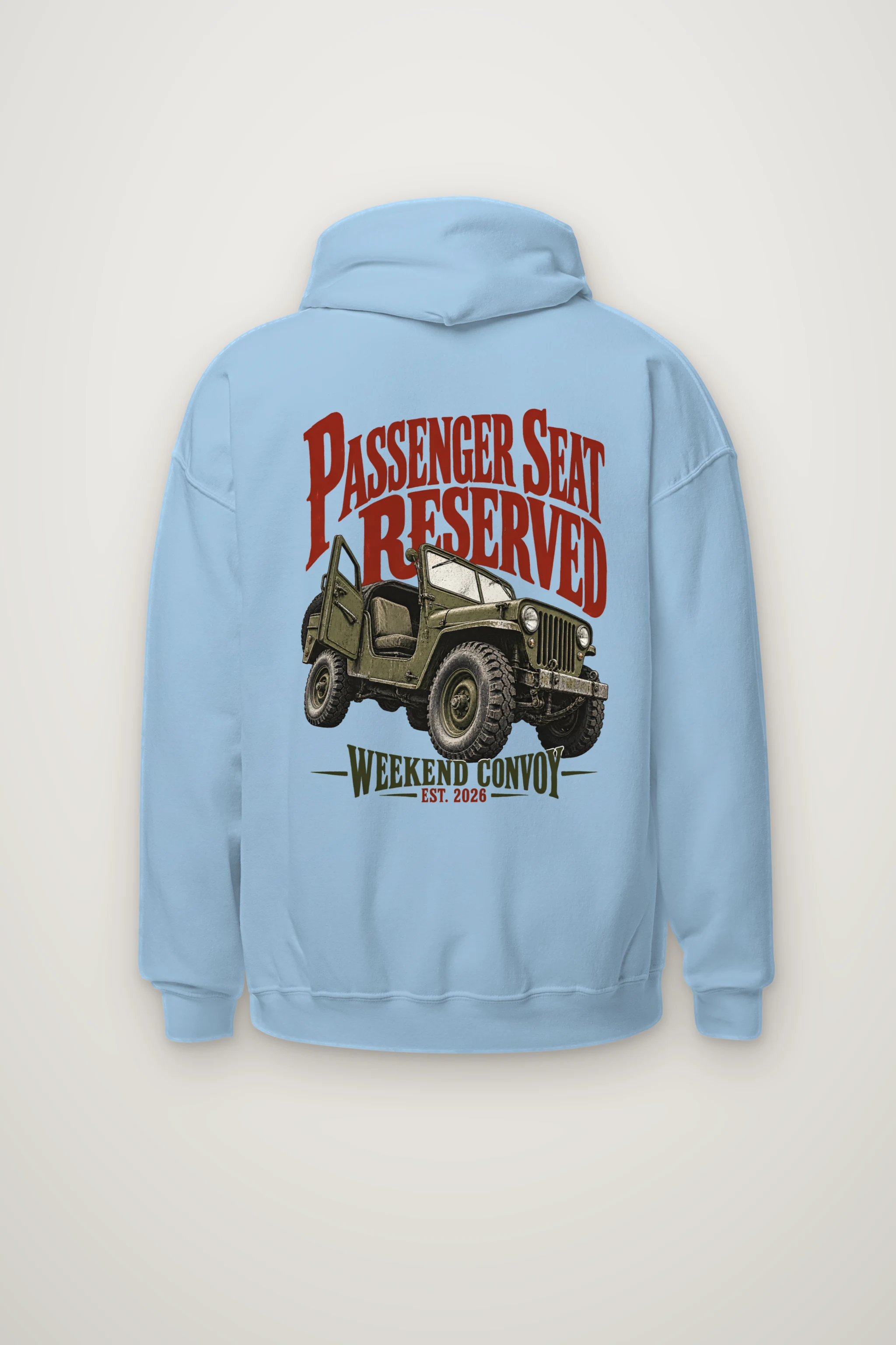 "Passenger Seat Reserved" Heavy Blend Unisex Pullover Hoodie