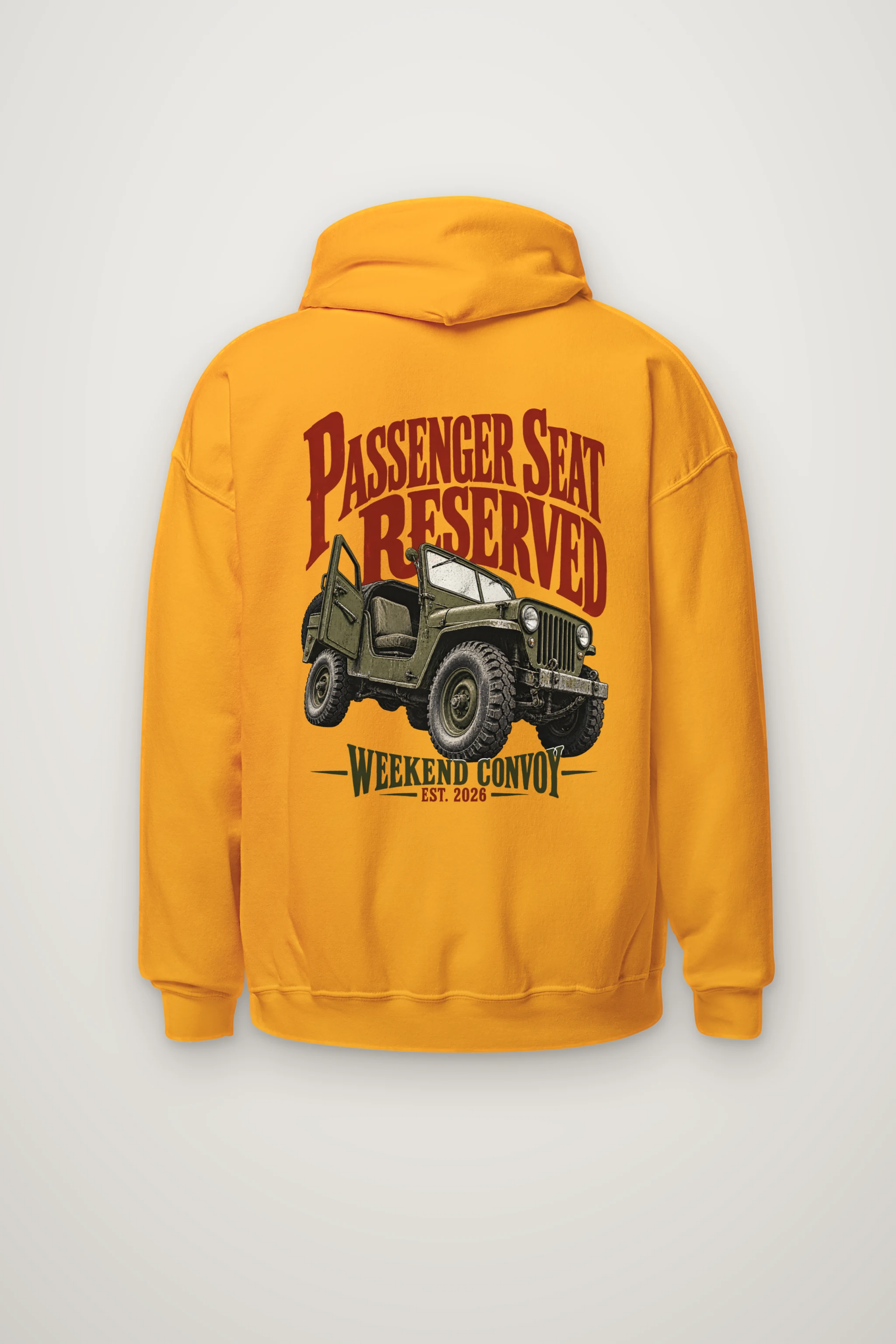 "Passenger Seat Reserved" Heavy Blend Unisex Pullover Hoodie