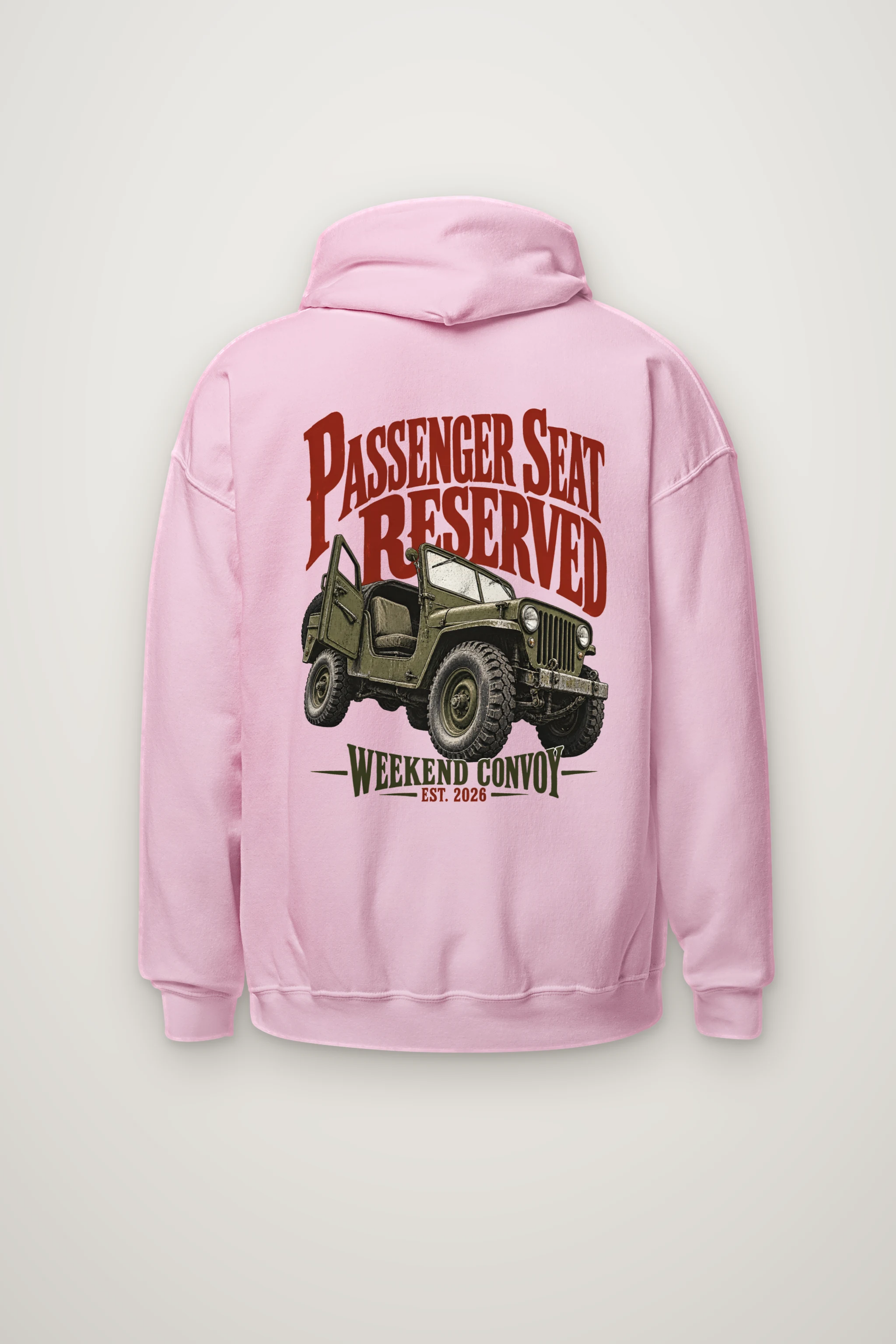 "Passenger Seat Reserved" Heavy Blend Unisex Pullover Hoodie