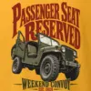 "Passenger Seat Reserved" Heavyweight Unisex Crewneck T-shirt