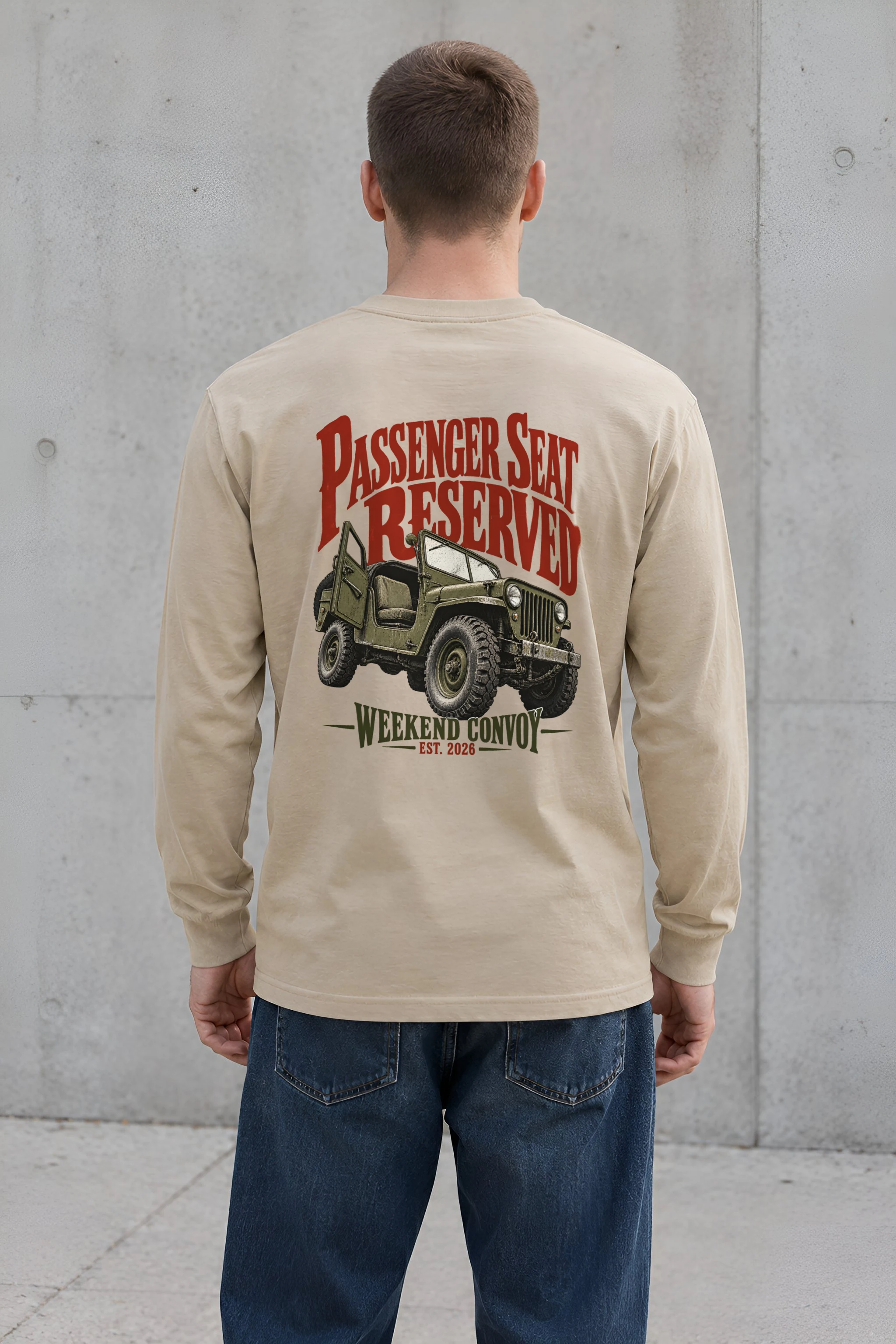 "Passenger Seat Reserved" Unisex Longsleeve T-shirt