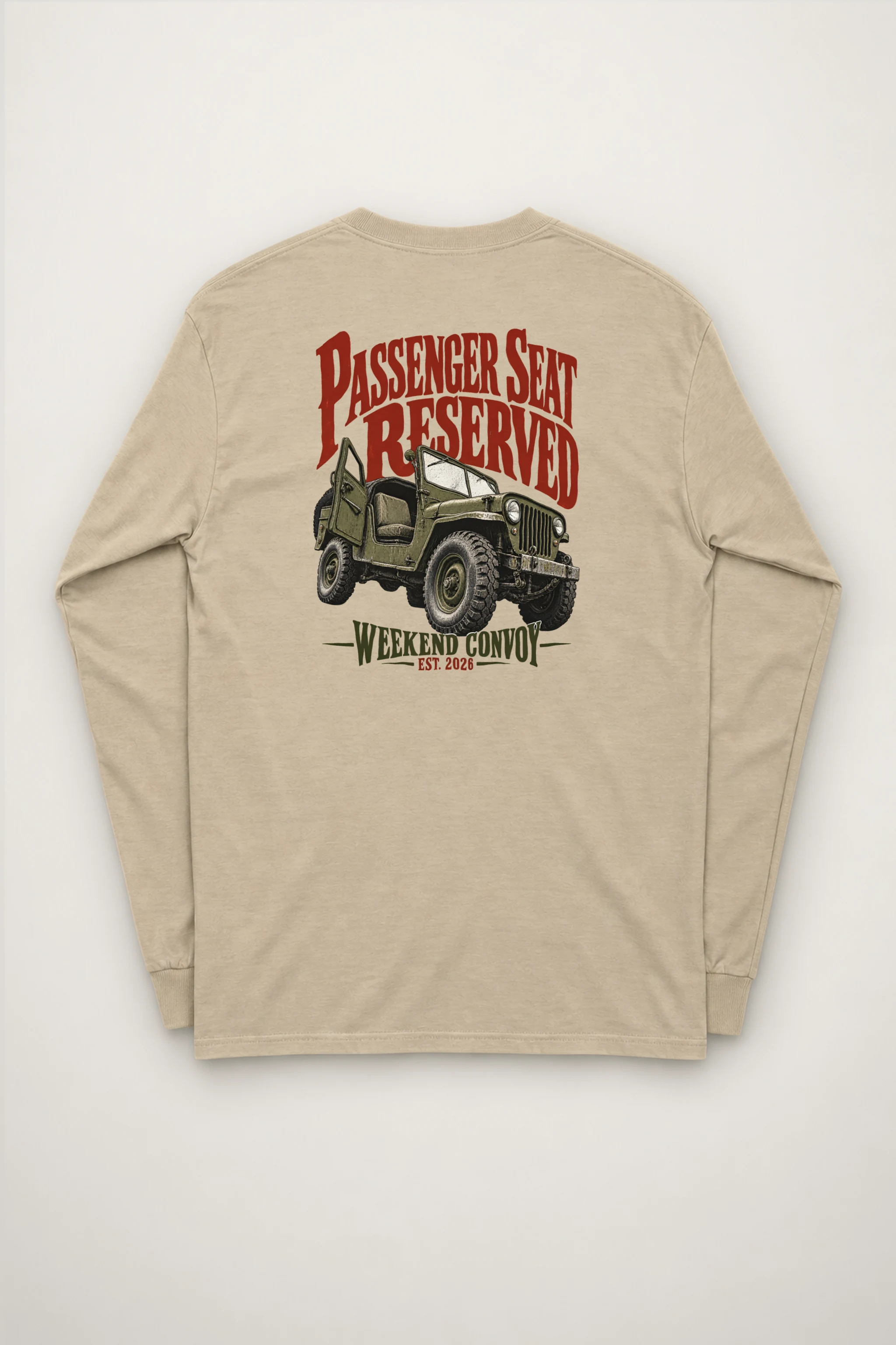 "Passenger Seat Reserved" Unisex Longsleeve T-shirt