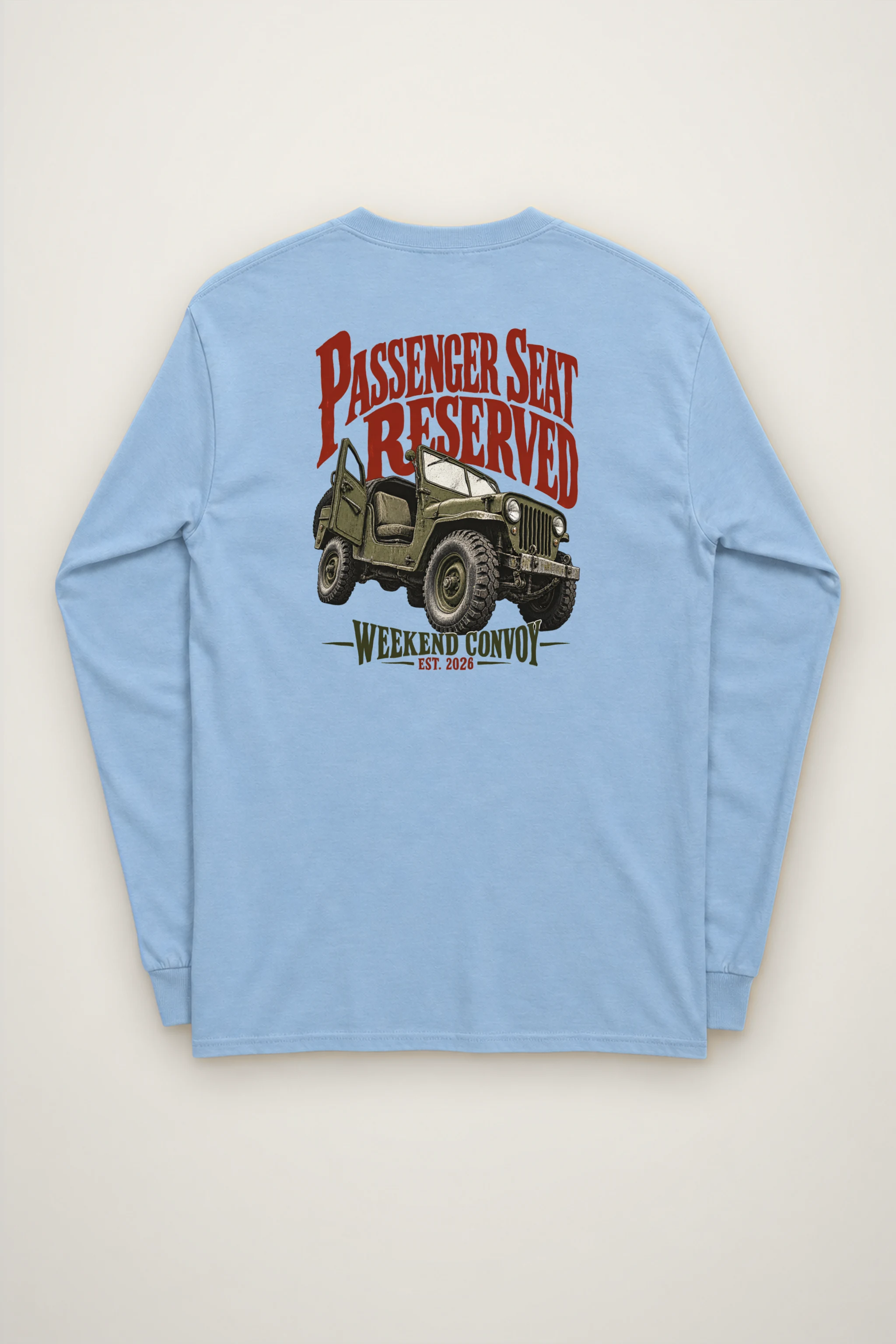 "Passenger Seat Reserved" Unisex Longsleeve T-shirt