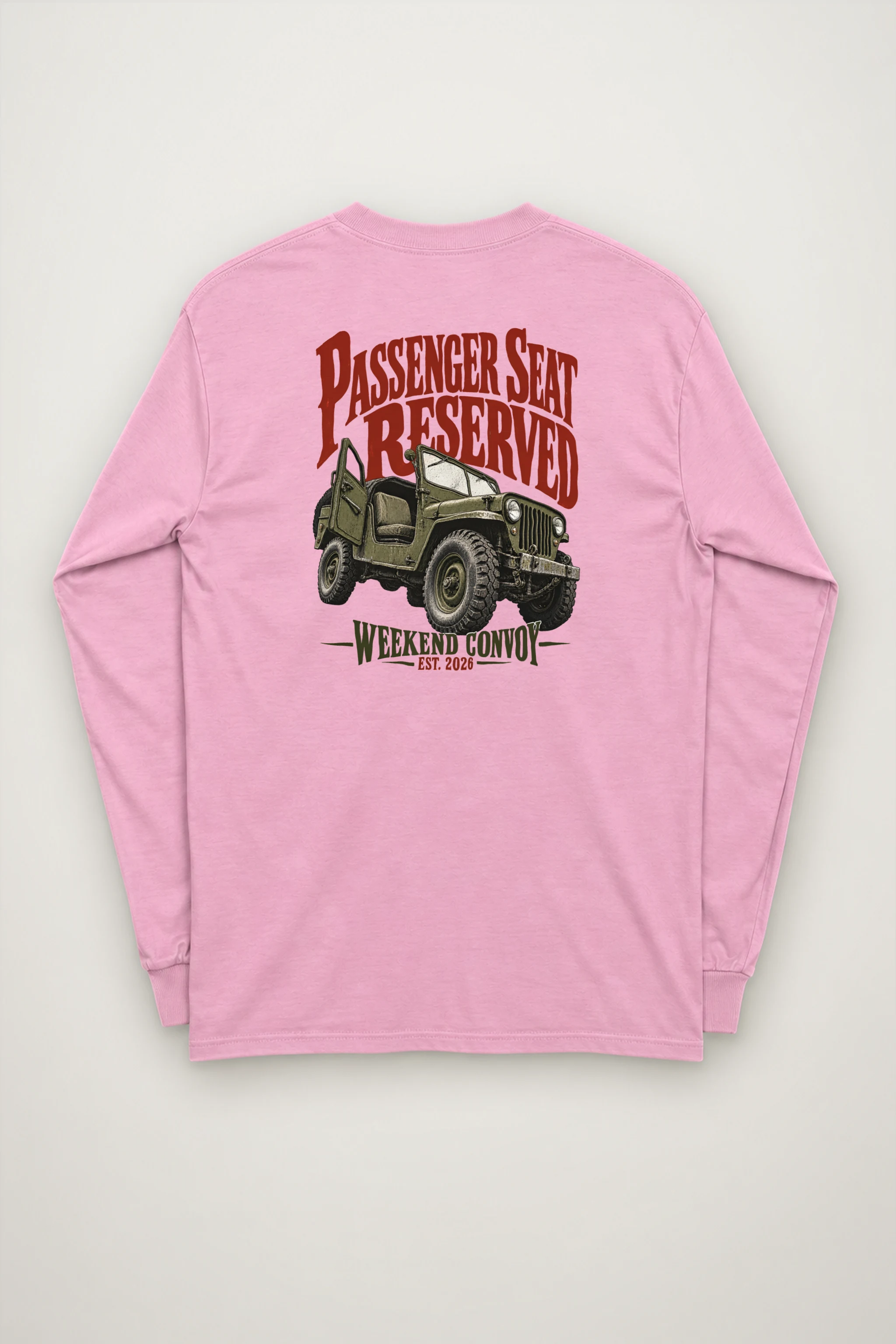 "Passenger Seat Reserved" Unisex Longsleeve T-shirt