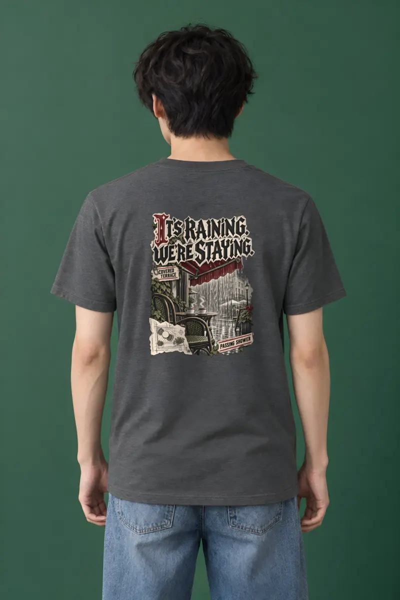 "Passing Shower" Heavyweight Unisex Crewneck T-shirt