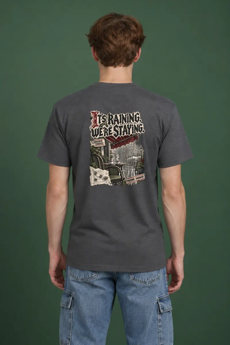 "Passing Shower" Heavyweight Unisex Crewneck T-shirt