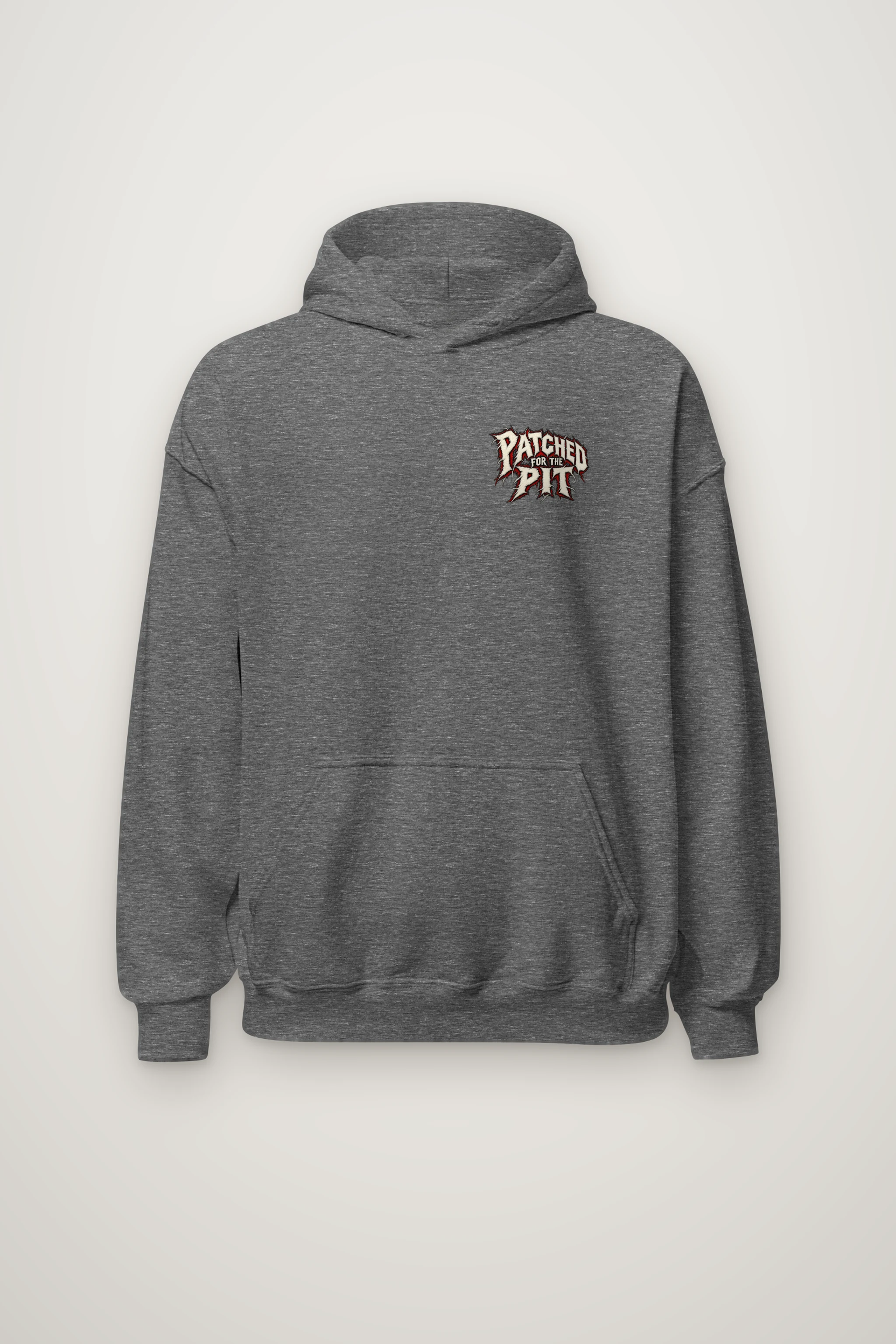 "Patched for the Pit" Heavy Blend Unisex Pullover Hoodie