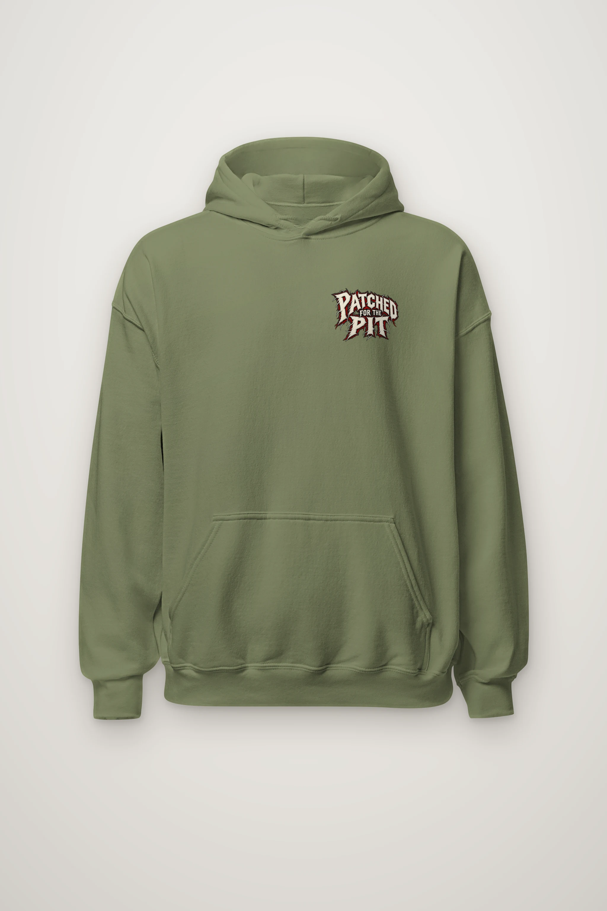 "Patched for the Pit" Heavy Blend Unisex Pullover Hoodie