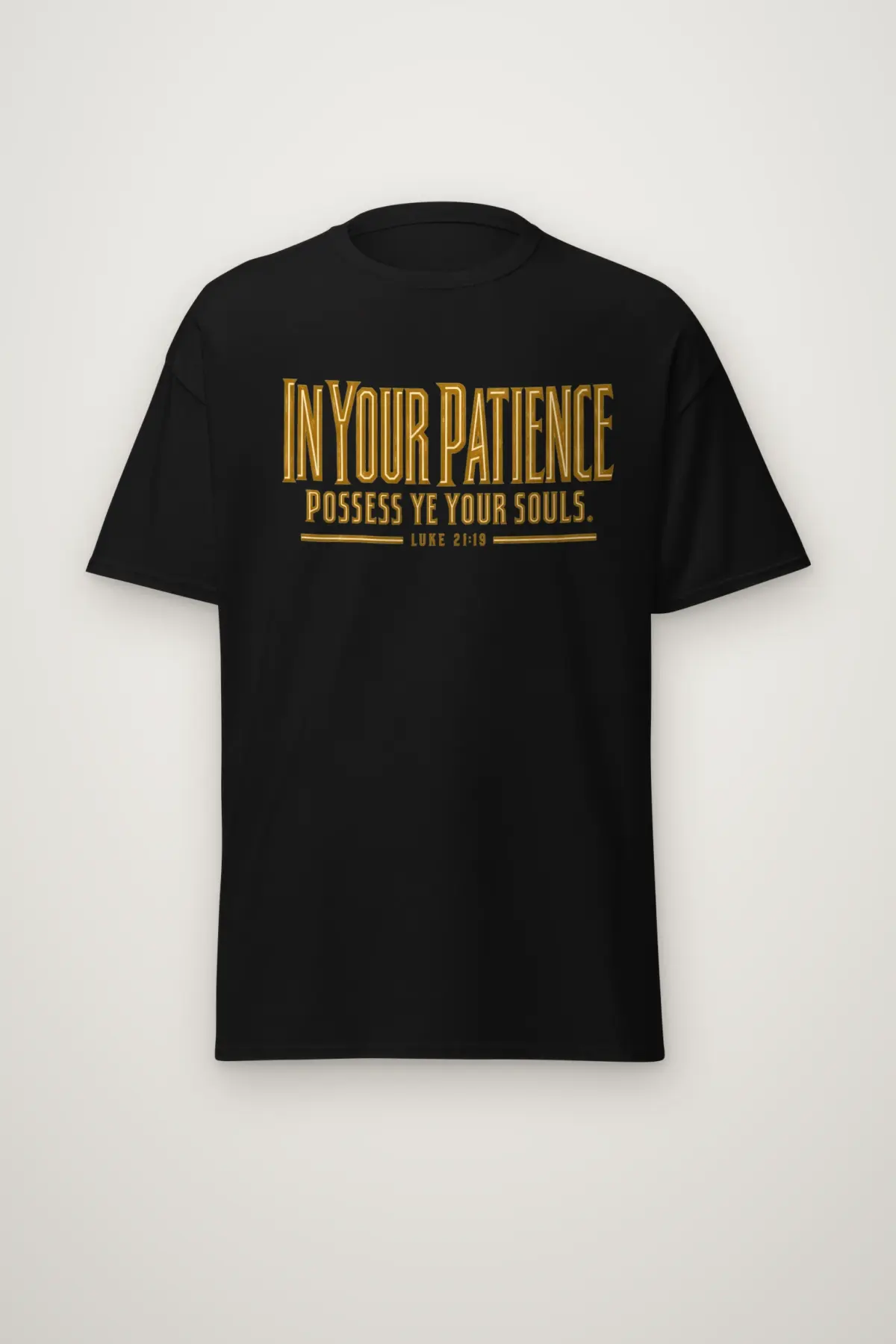 "Patience and Soul Verse" Heavyweight Unisex Crewneck T-shirt