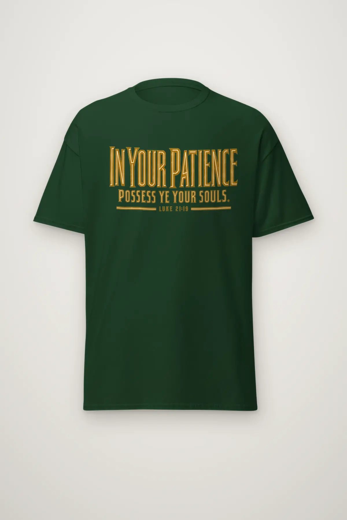 "Patience and Soul Verse" Heavyweight Unisex Crewneck T-shirt