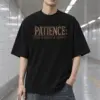 "Patience: Time Without a Verdict" Men's Oversized Heavyweight Crewneck T-Shirt