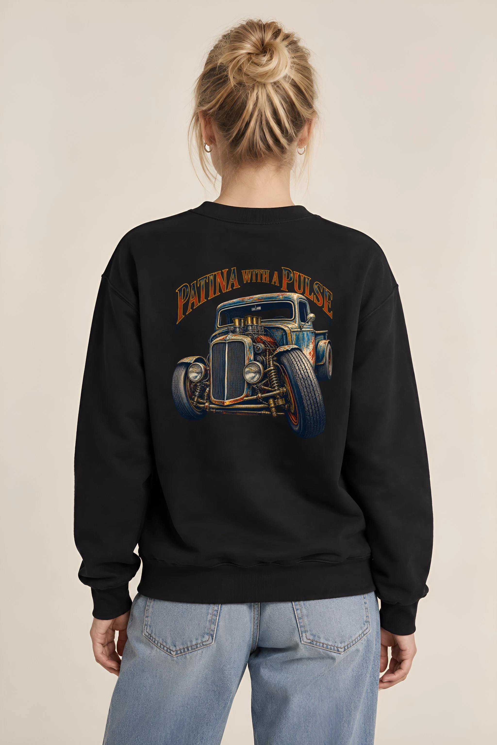 "Patina With a Pulse" Heavy Blend Unisex Crewneck Sweatshirt