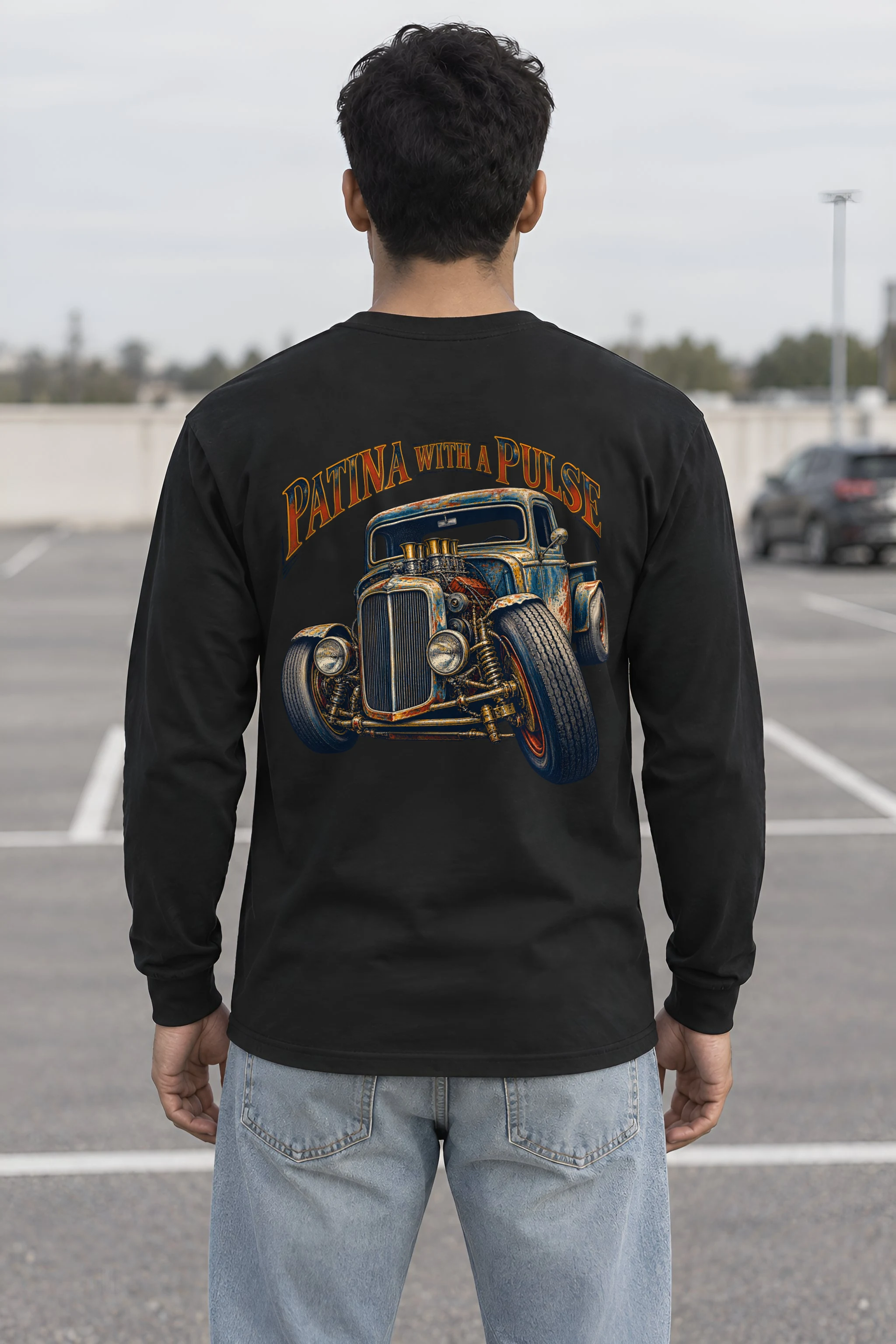 "Patina With a Pulse" Unisex Longsleeve T-shirt