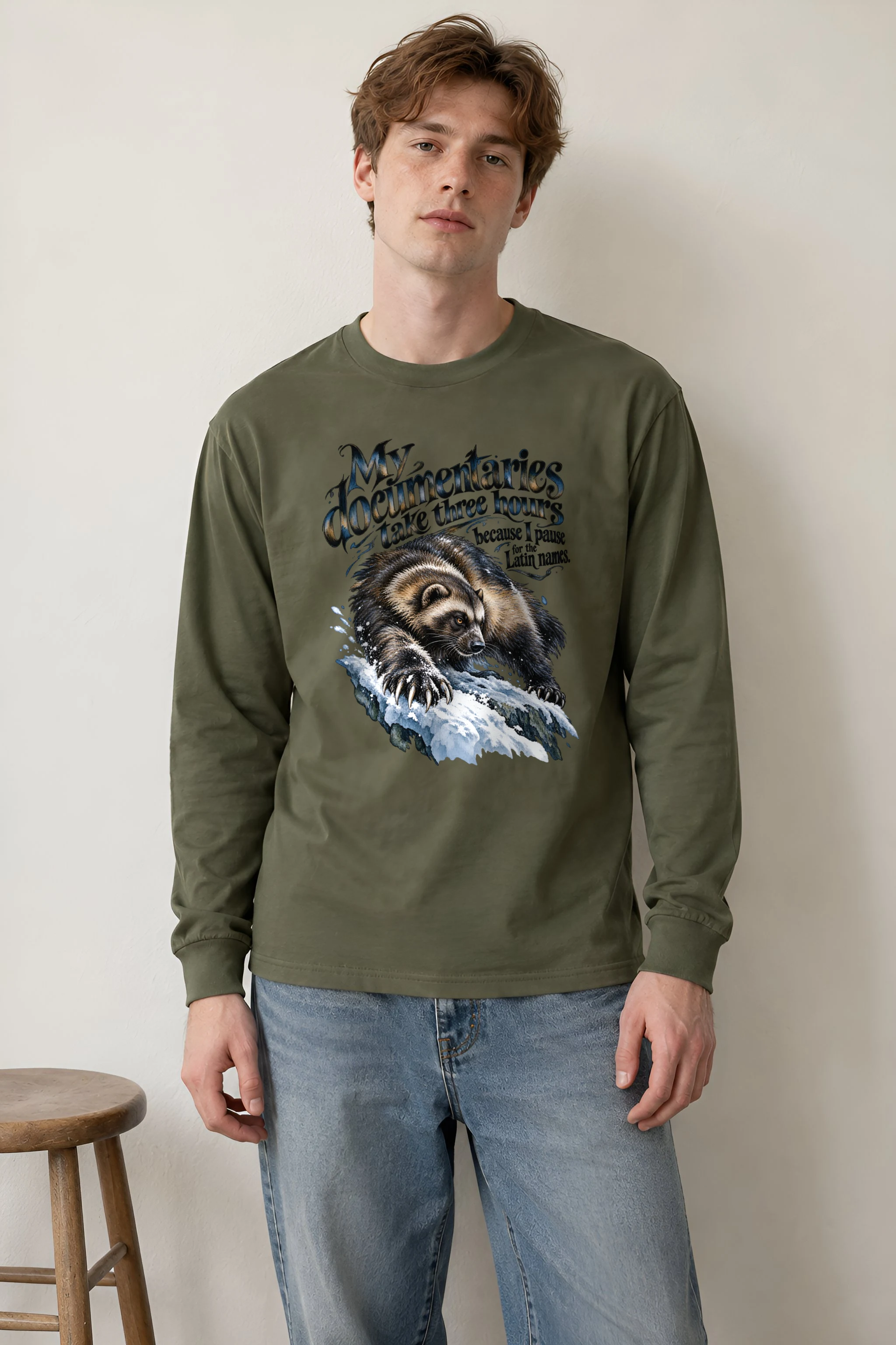 "Pause for the Latin Names" Unisex Longsleeve T-shirt
