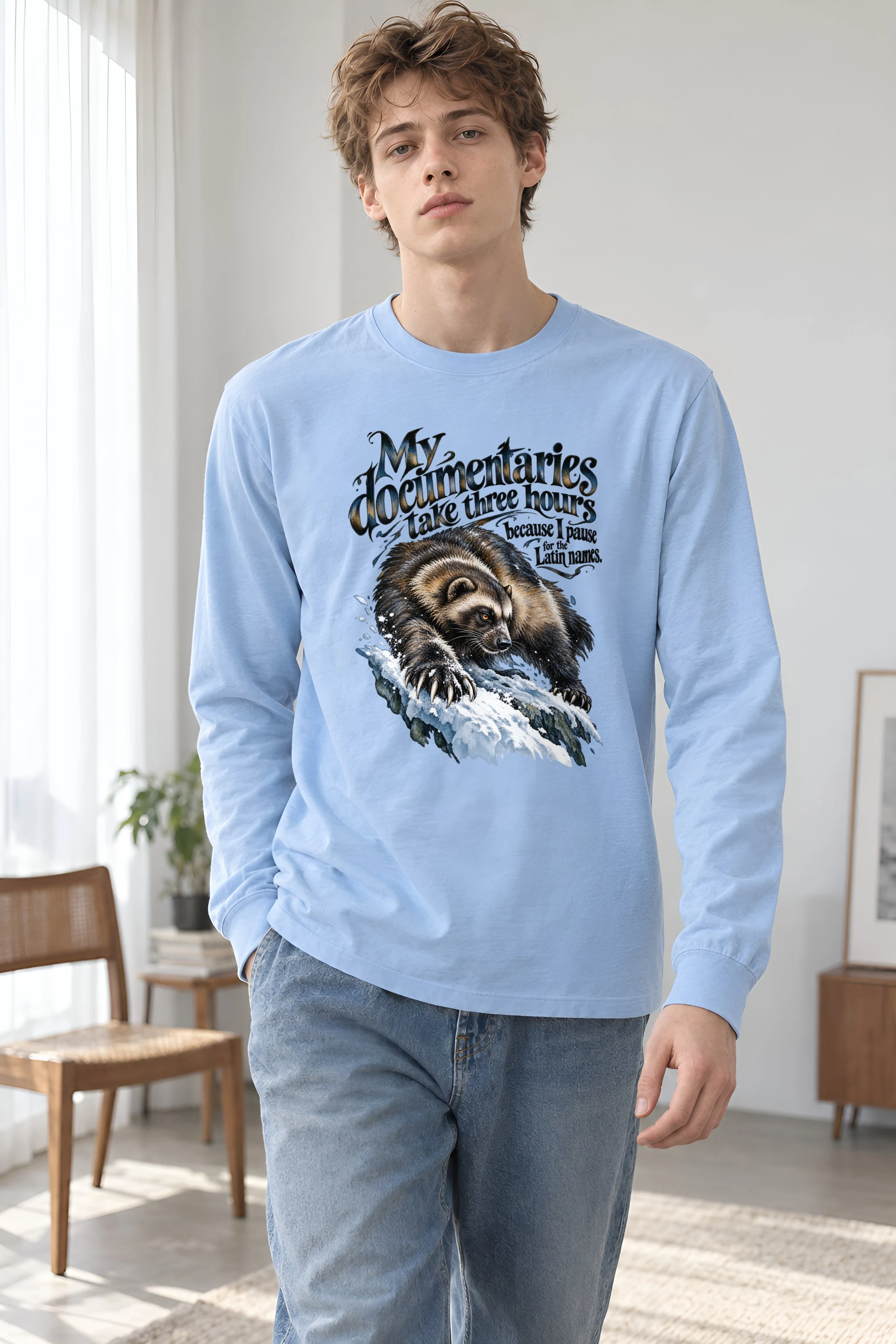 "Pause for the Latin Names" Unisex Longsleeve T-shirt