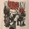 "Paused Bench Press Lifter" Men's Oversized Heavyweight Crewneck T-Shirt